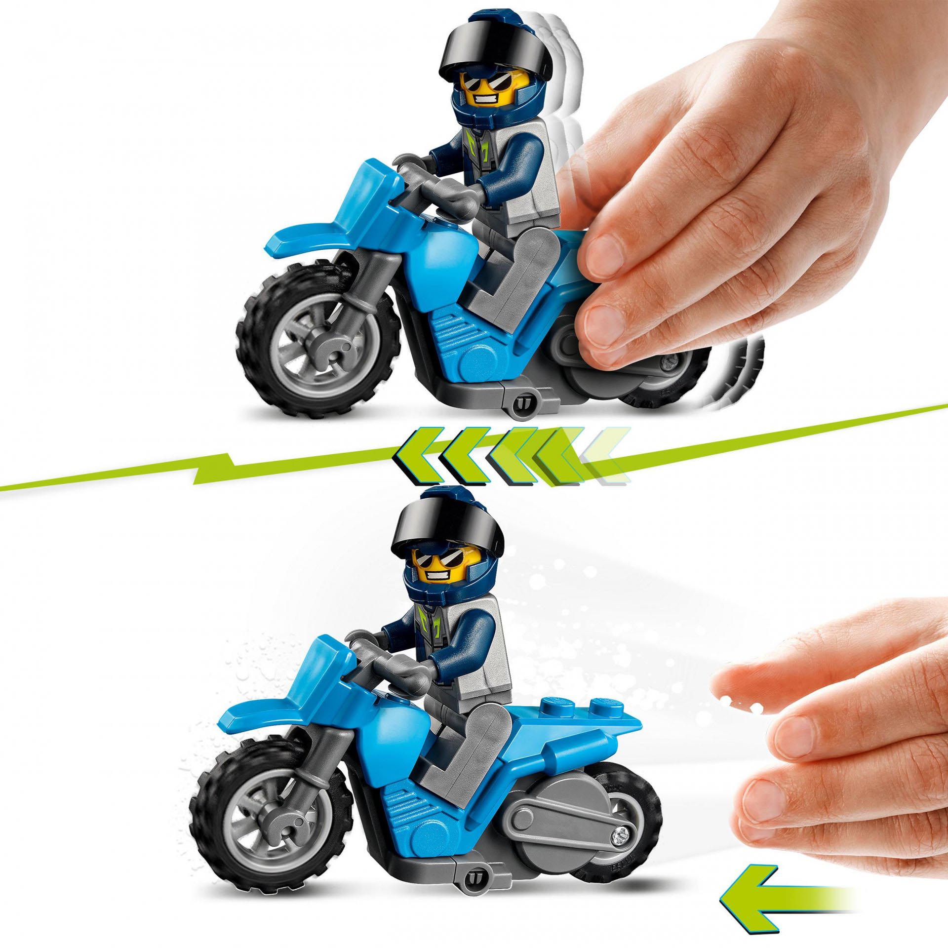 LEGO City Stuntz Competizione Acrobatica, Set con 2 Moto Giocattolo con Meccanis 60299, , large