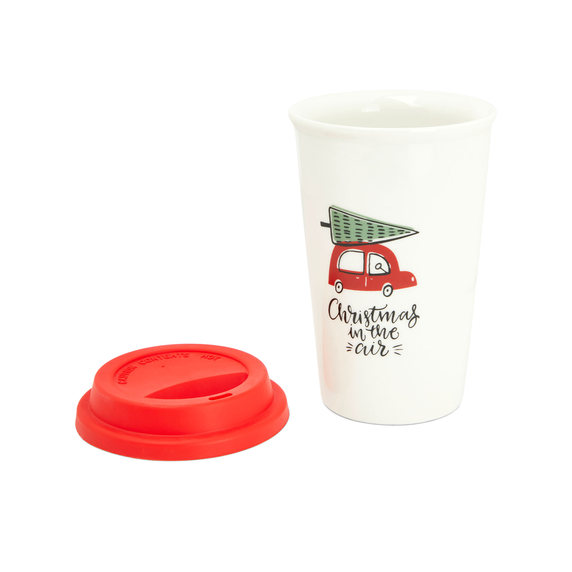 Tazza Con Coperchio In Silicone 300 Ml - Christmas In The Air, , large