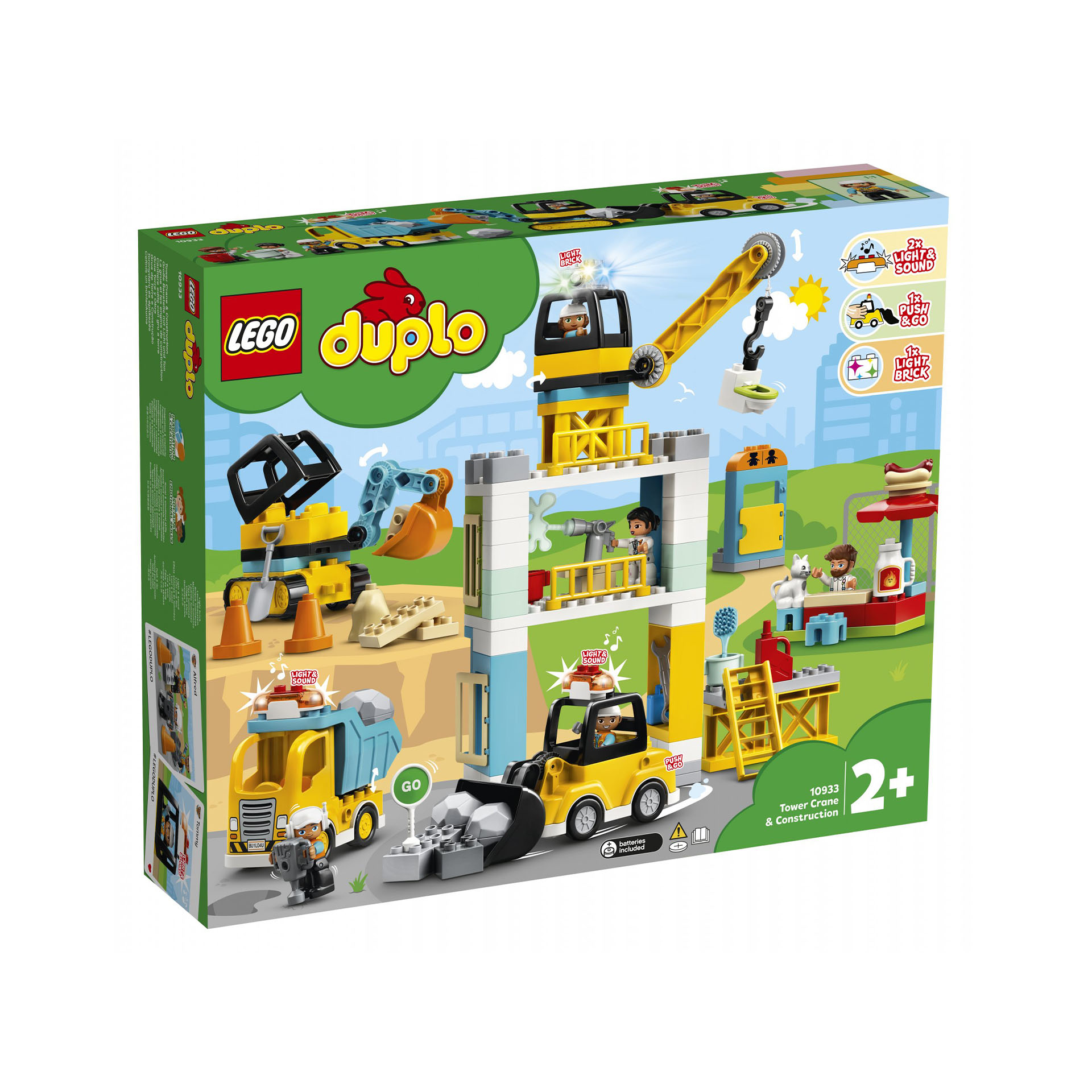 LEGO Duplo Cantiere edile con gru a torre 10933, , large