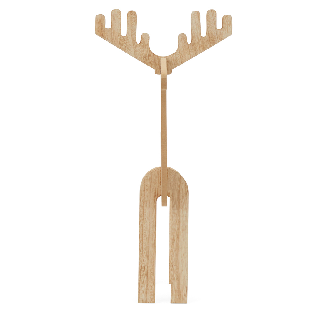 Renna in legno grande, , large