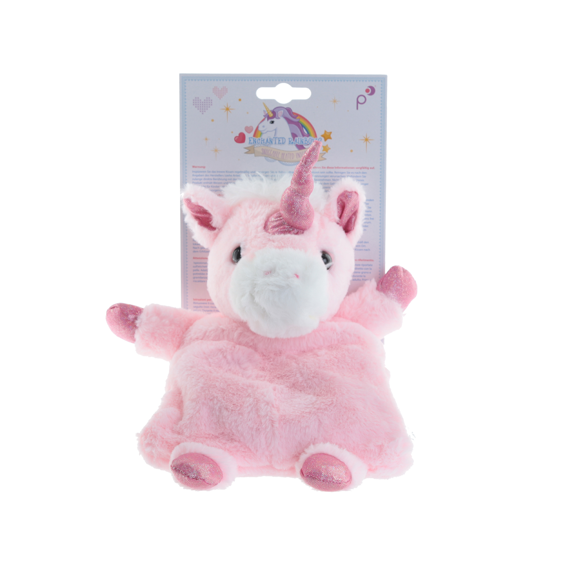 Peluche  termico con semi di grano e lavanda - Unicorno, , large