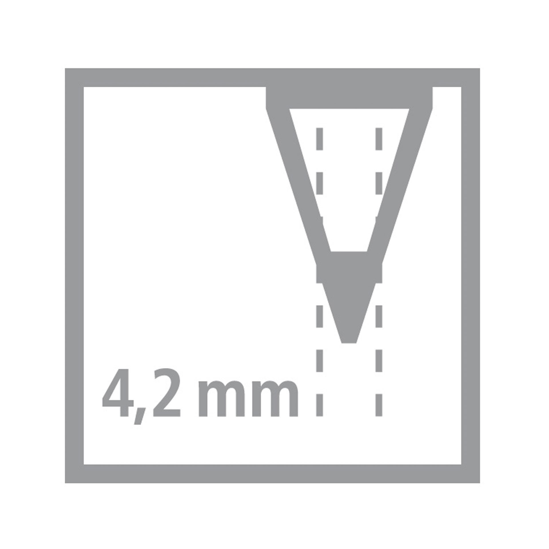 Matita colorata triangolare - STABILO Trio thick - Astuccio da 24 + temperino, , large