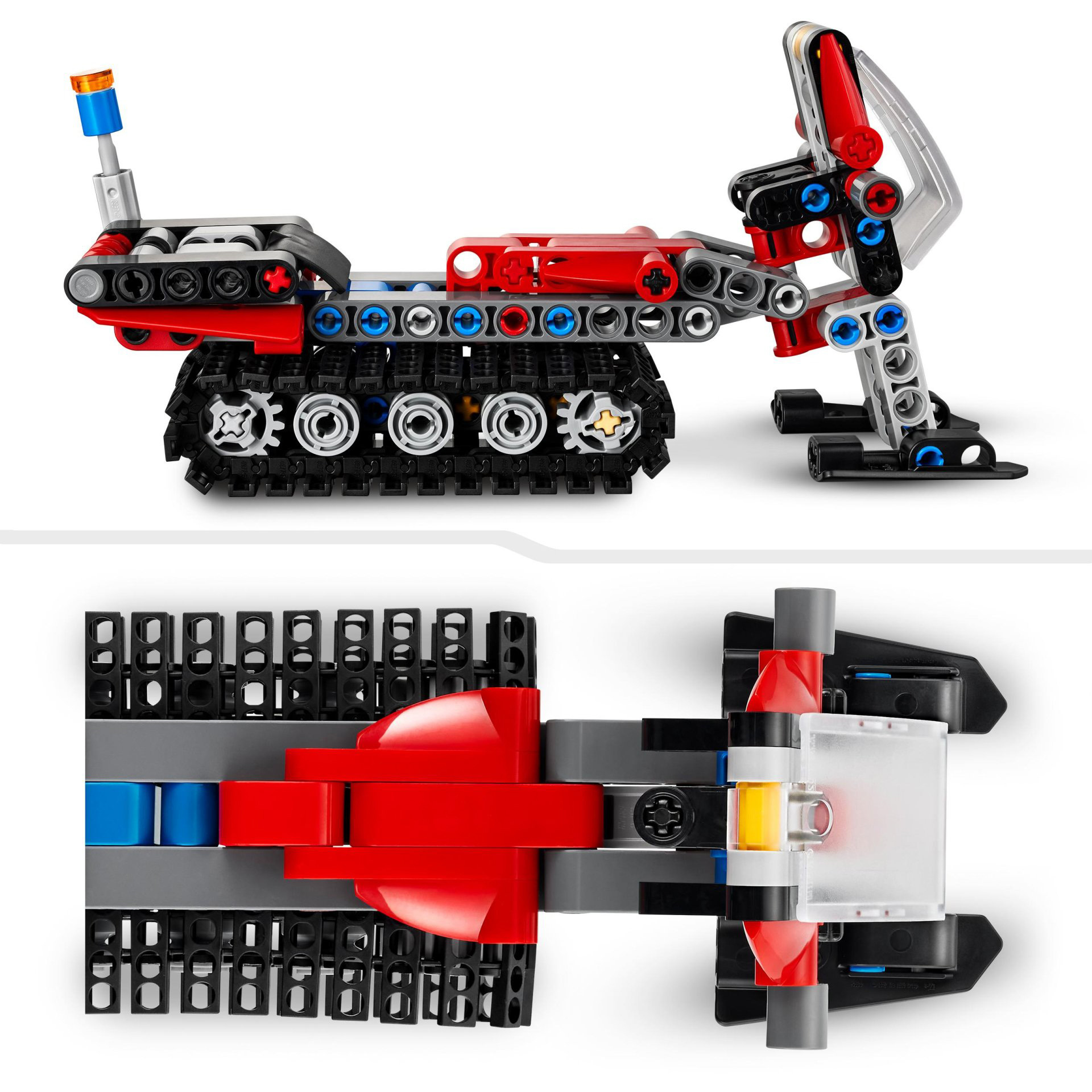 LEGO 42148 Technic Gatto delle Nevi, Set 2 in 1 con Motoslitta e Spazzaneve Gioc 42148, , large