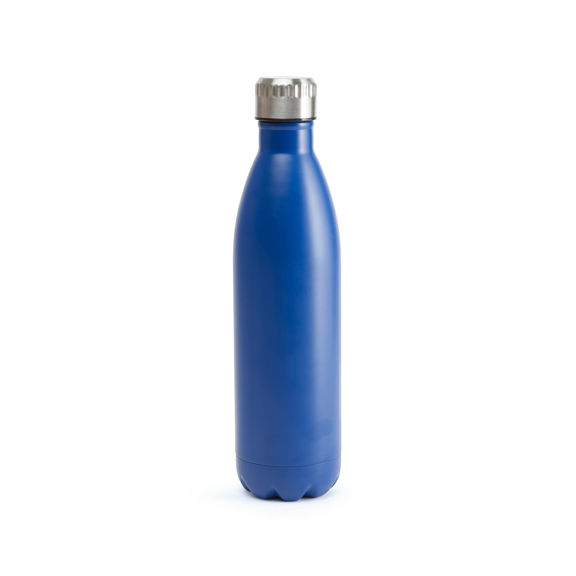 Bottiglia termica in acciaio inox 750 ml, colore blu