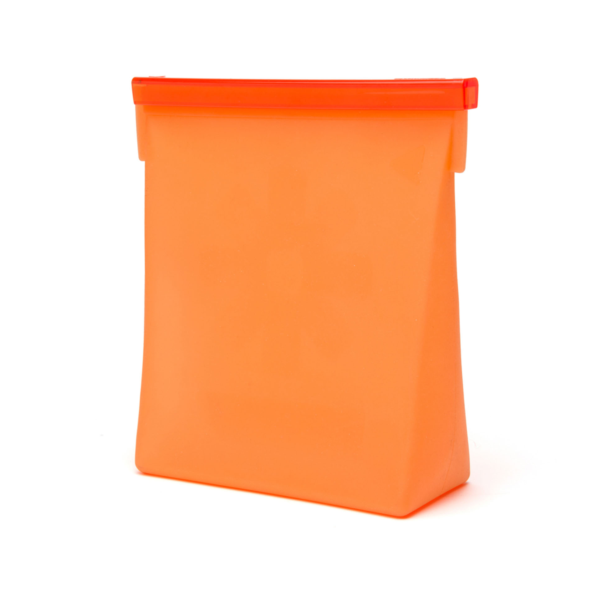 Busta in silicone per alimenti arancione, , large