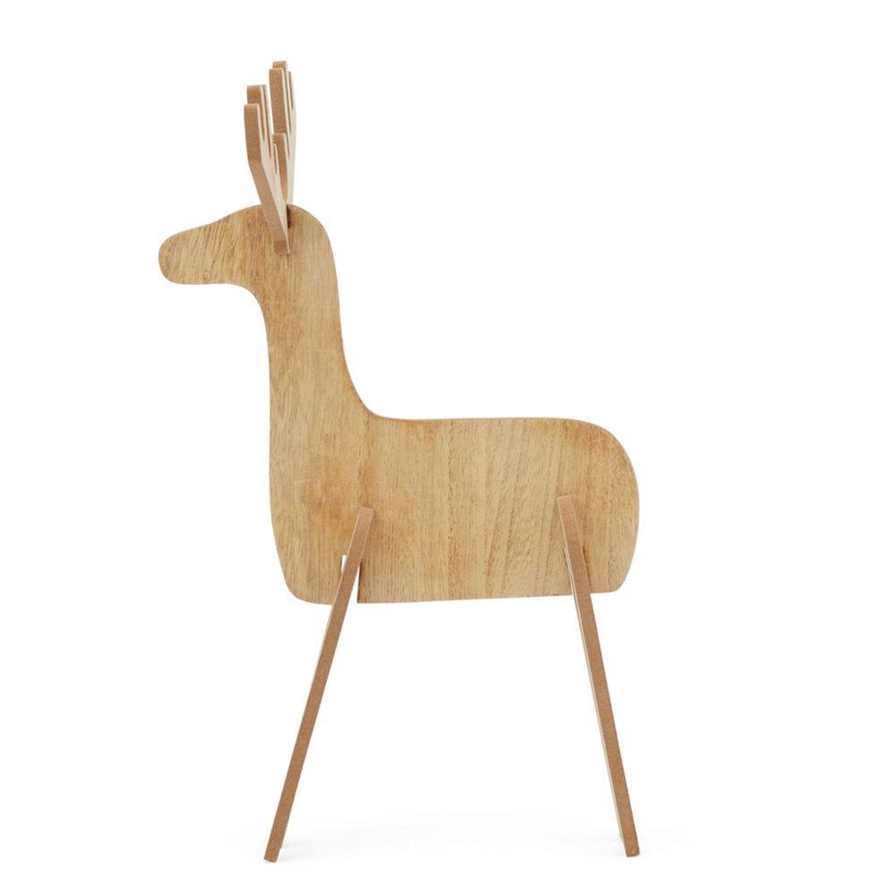 Renna in legno piccola, , large