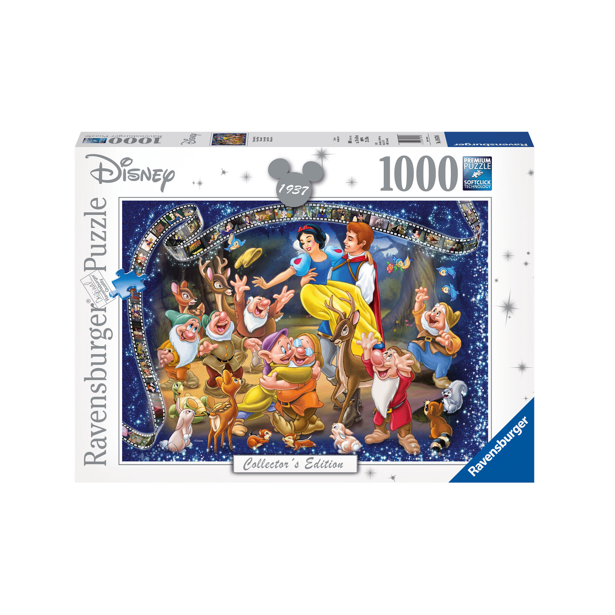 Ravensburger Puzzle 1000 pezzi 19674 - Disney Classics Biancaneve, , large