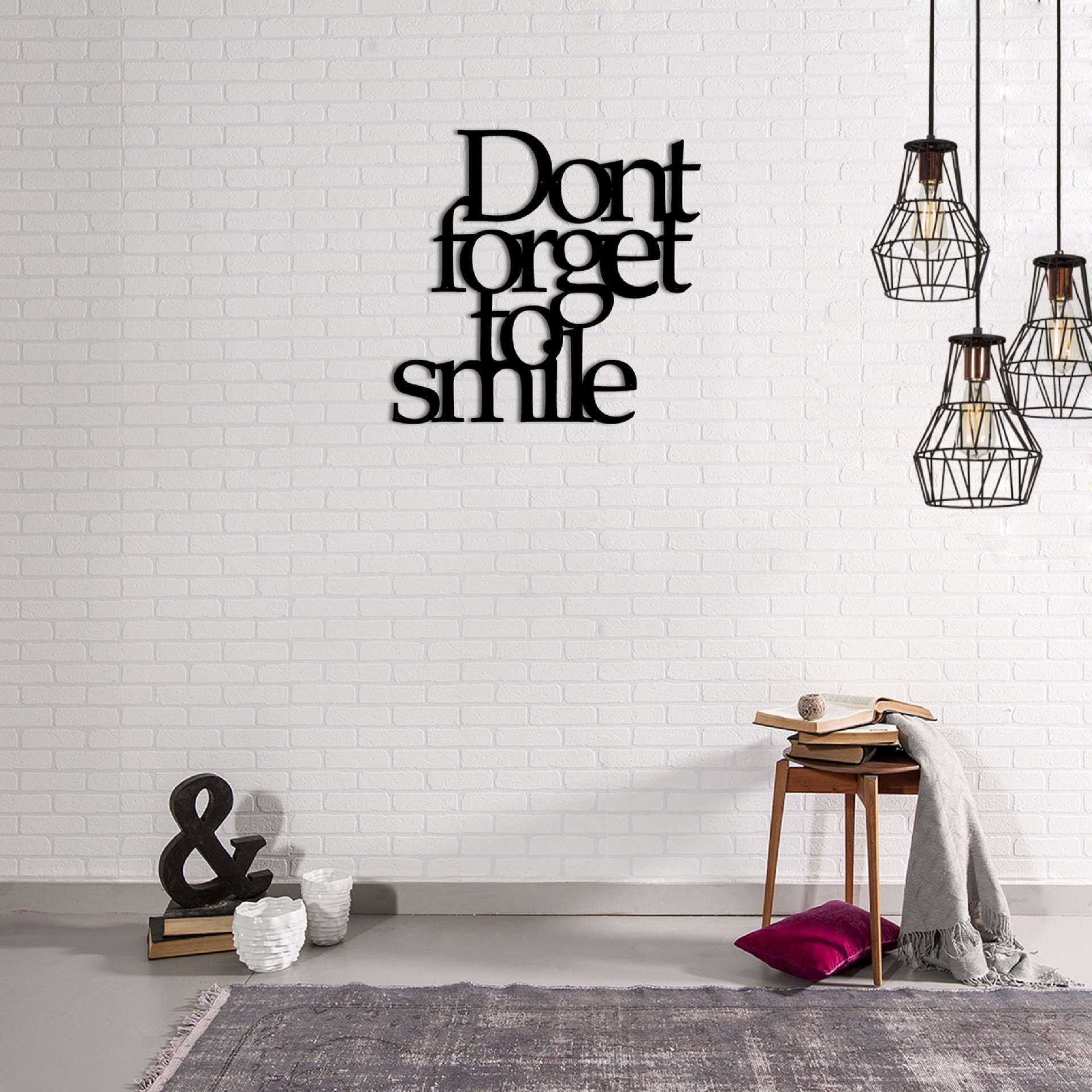 HOMEMANIA Decorazione da Parete Frasi, , large