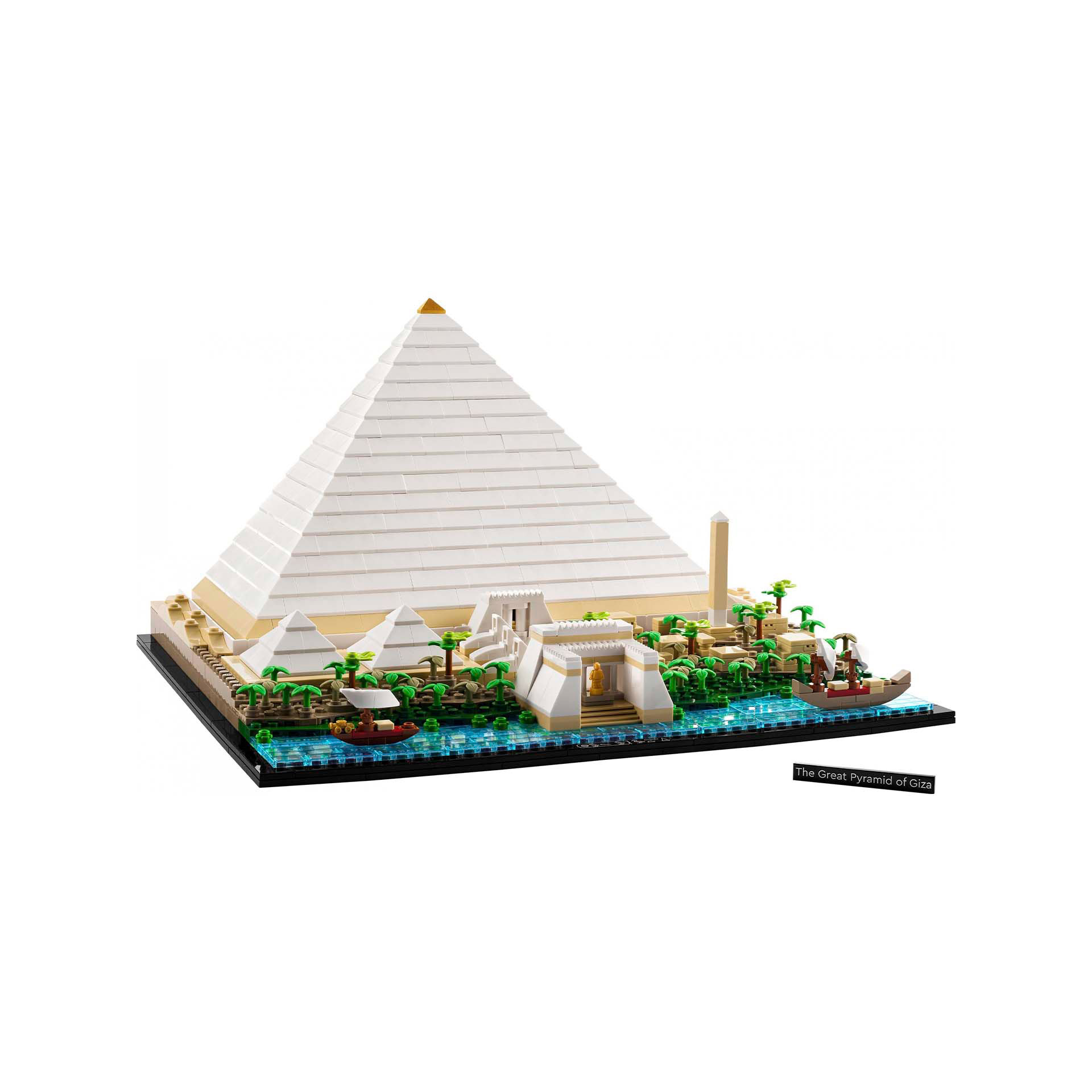 LEGO Architecture La Grande Piramide di Giza, Set da Collezione per Adulti, Hobb 21058