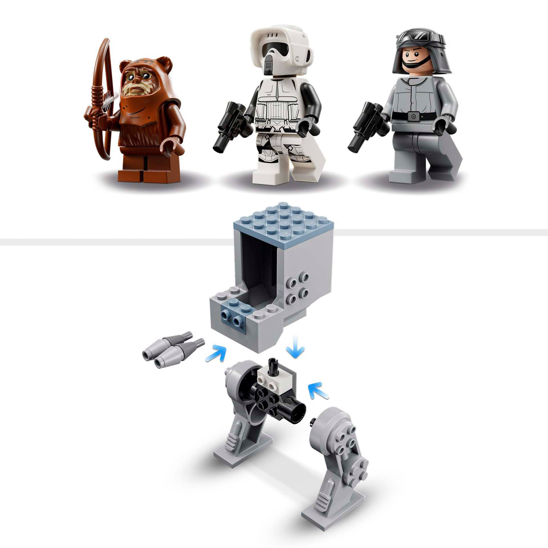 LEGO 75332 Star Wars AT-ST, Modellino da Costruire per Bambini in Età Prescolare 75332, , large