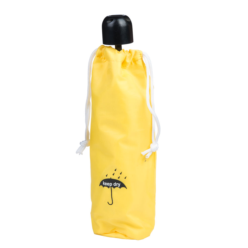 Borsetta porta ombrello assorbi acqua gialla, , large