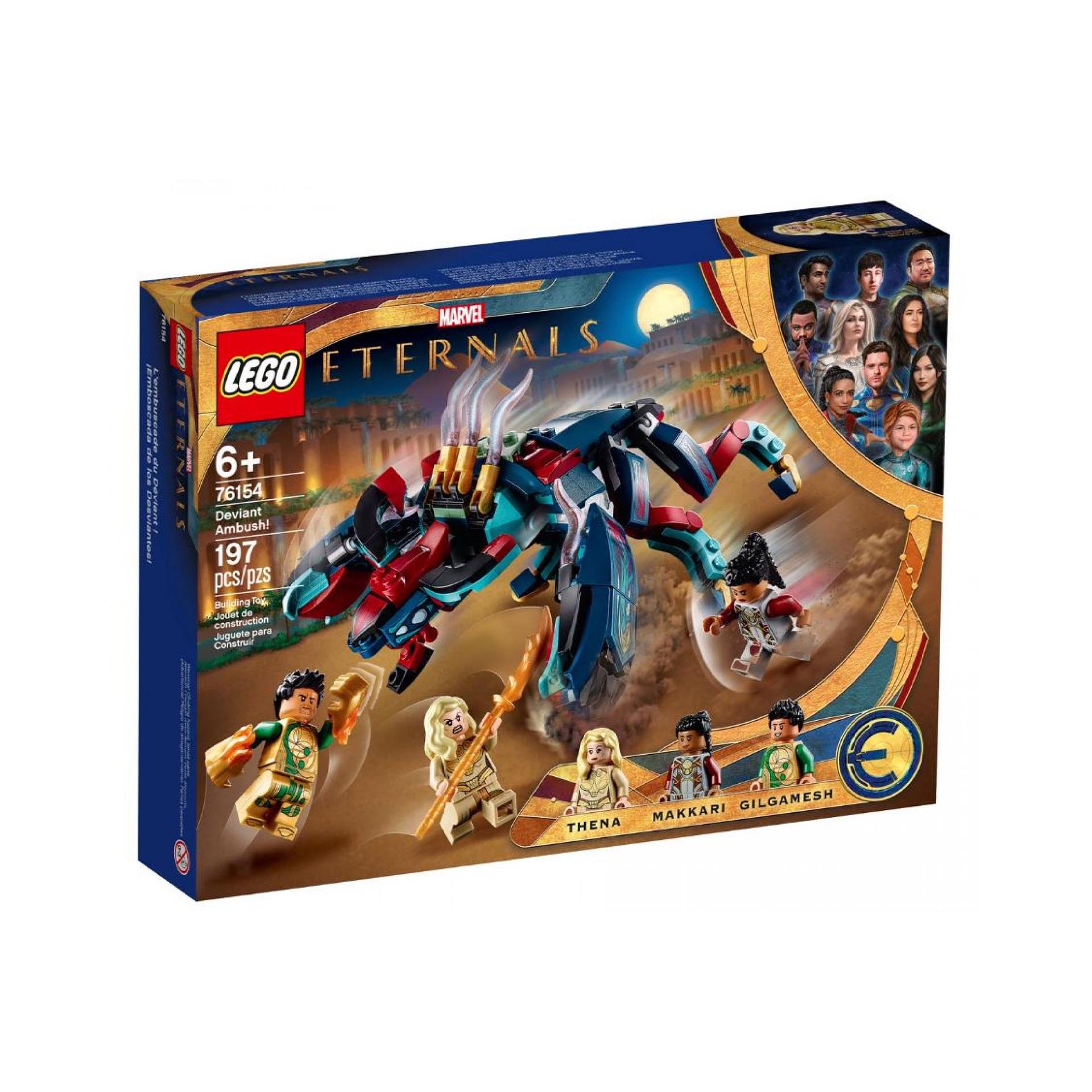 LEGO Marvel L'Imboscata Del Deviant!, Minifigure Supereroi, Giocattoli Bambini 76154, , large
