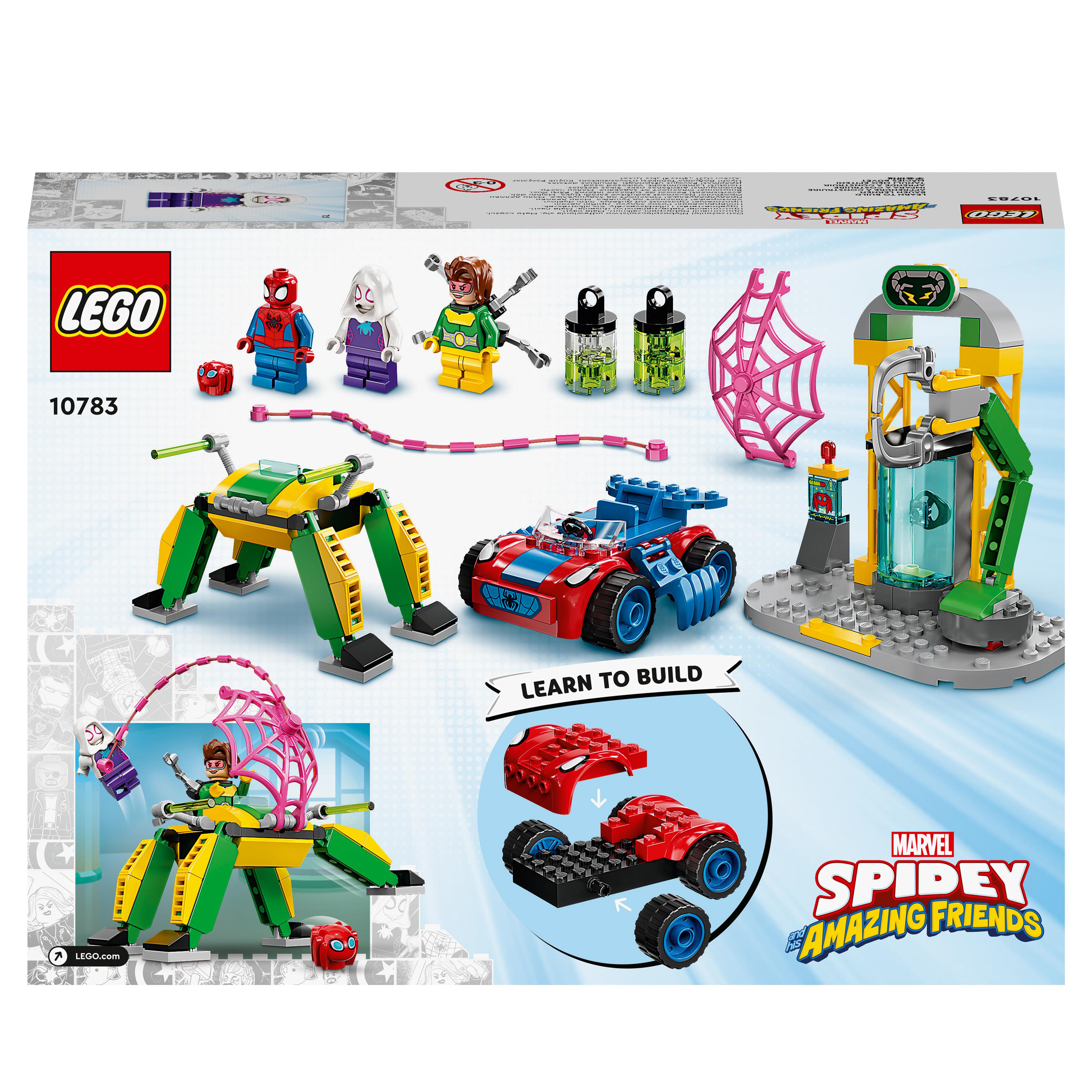 LEGO Marvel Spidey e i Suoi Fantastici Amici Spider-Man al Laboratorio di Doctor 10783, , large
