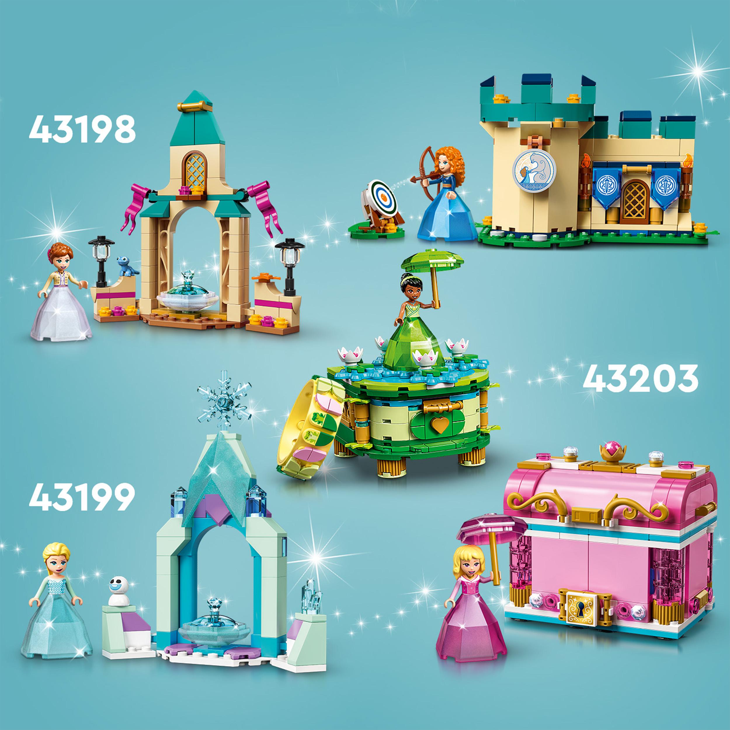 LEGO Disney Il Cortile del Castello di Elsa, Giocattolo con Principessa Frozen 2 43199, , large