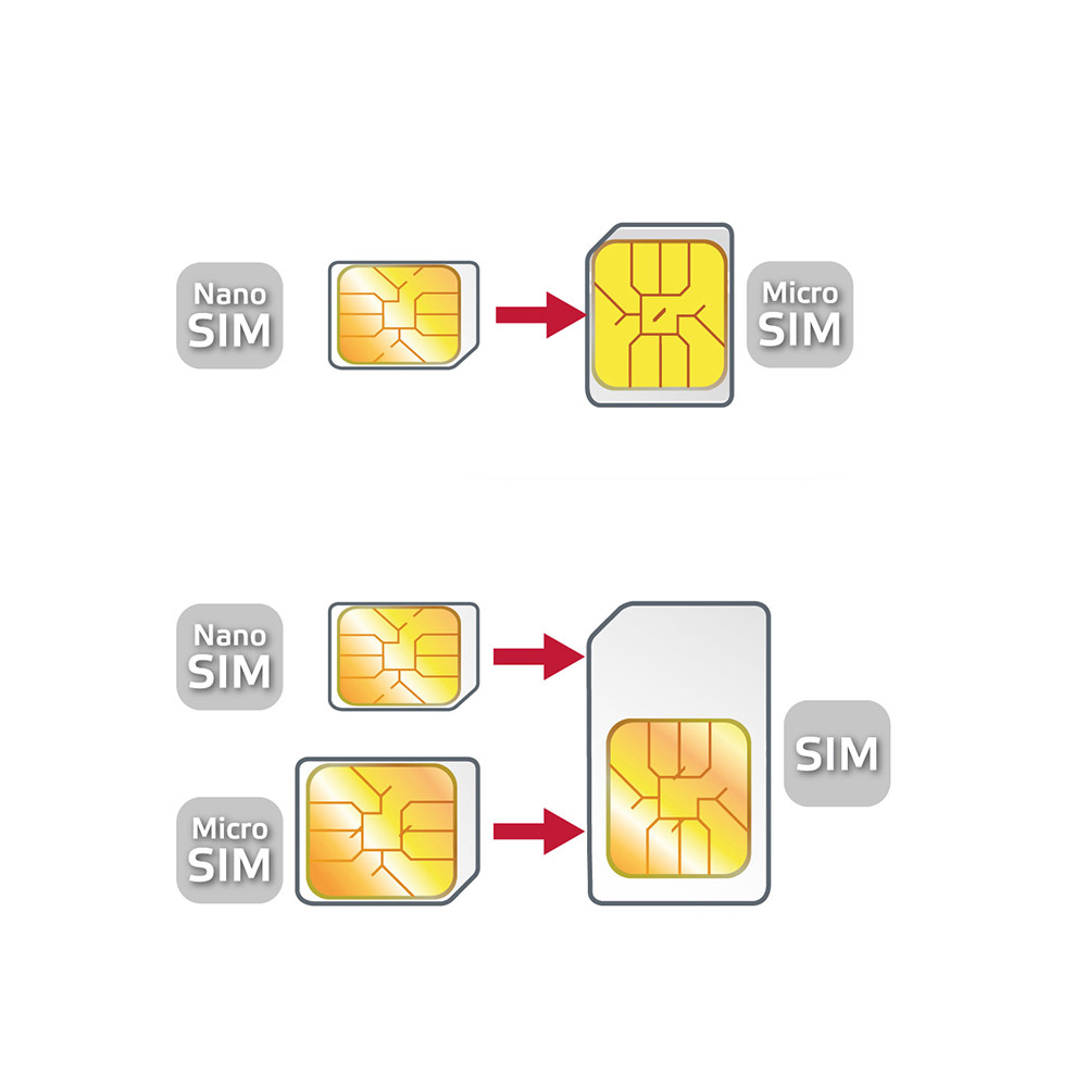 Kit adattatori sim card Celly, , large