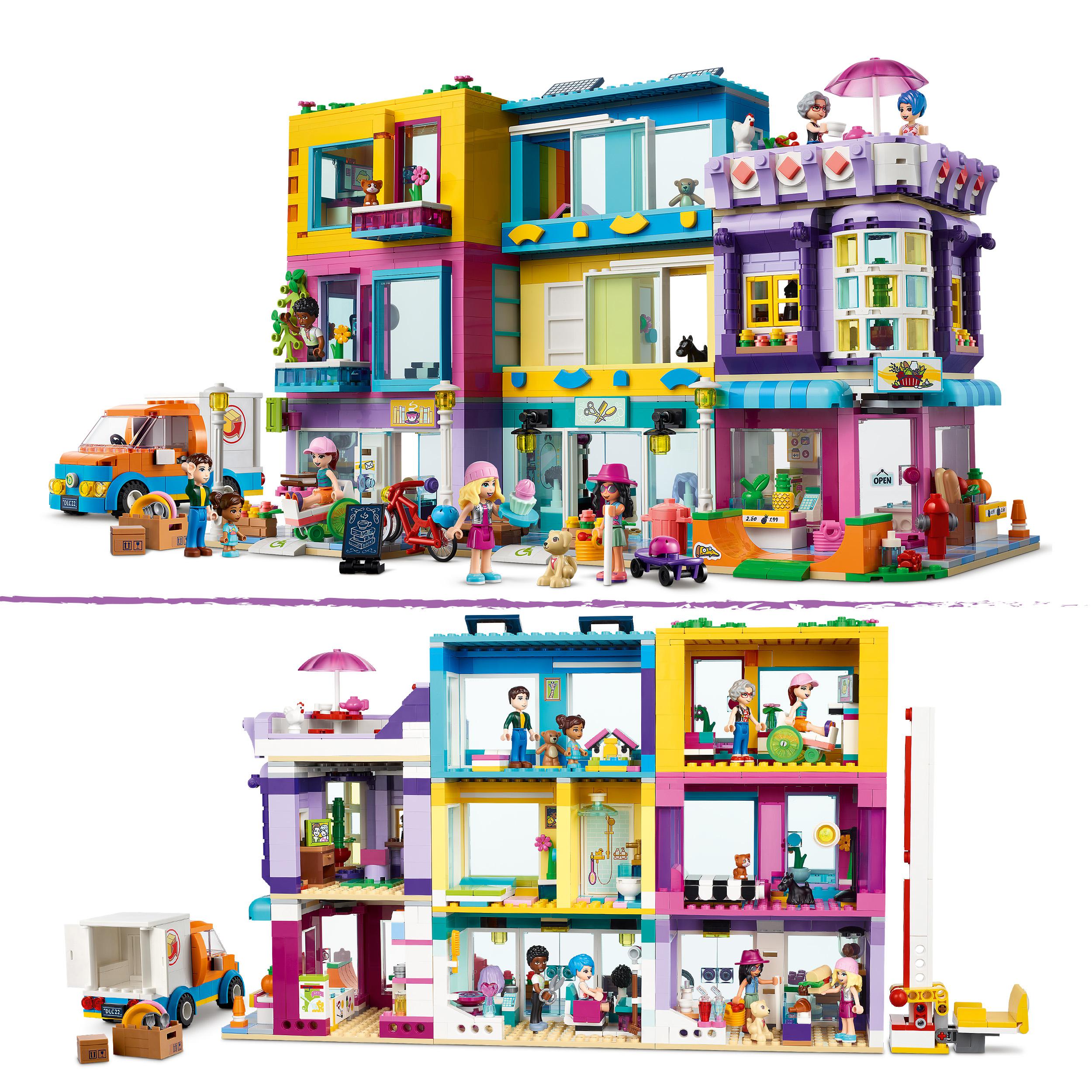 LEGO Friends Edificio della Strada Principale, Café Heartlake City e Salone, Cas 41704, , large