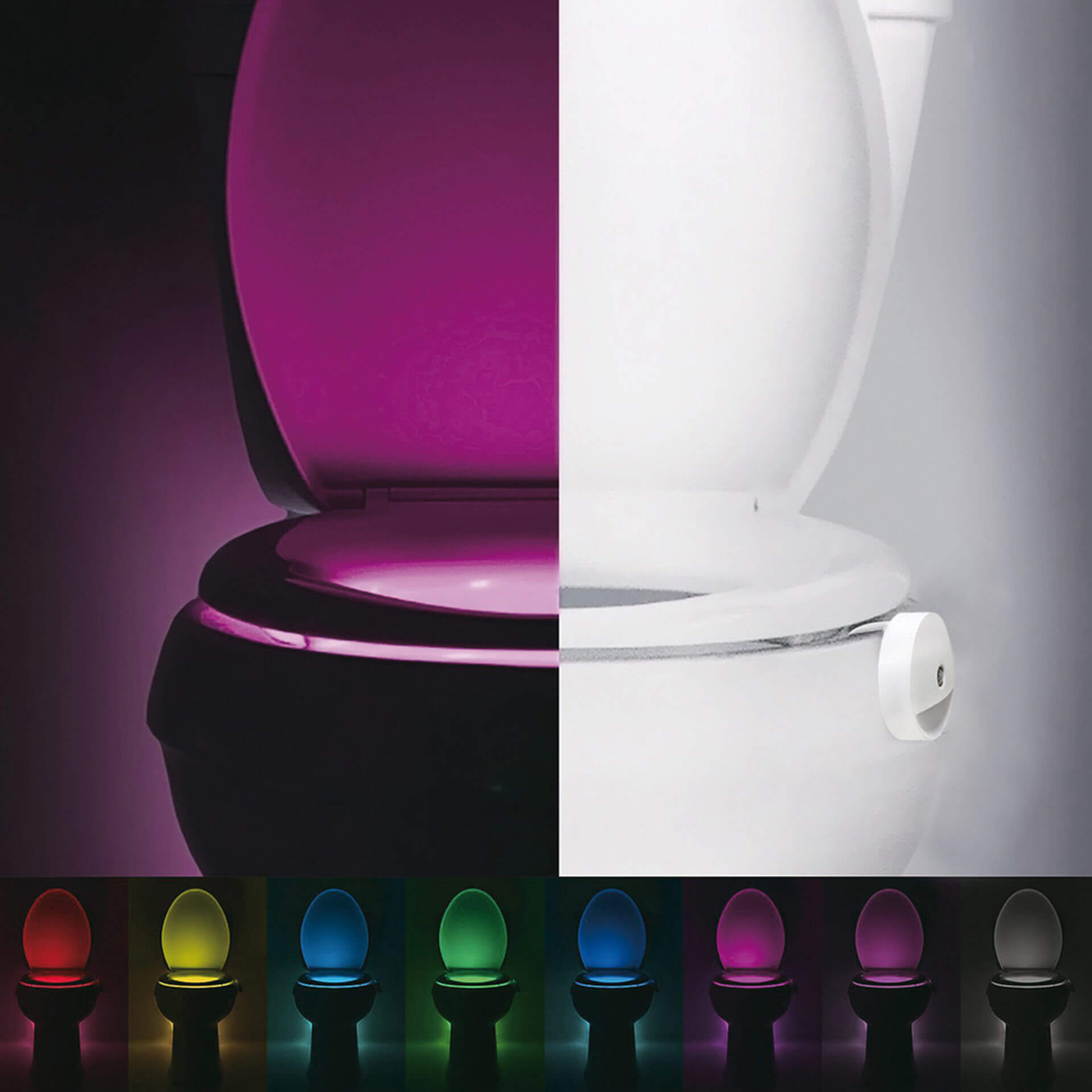 Luce Led Cambia Colore Per Wc, , large
