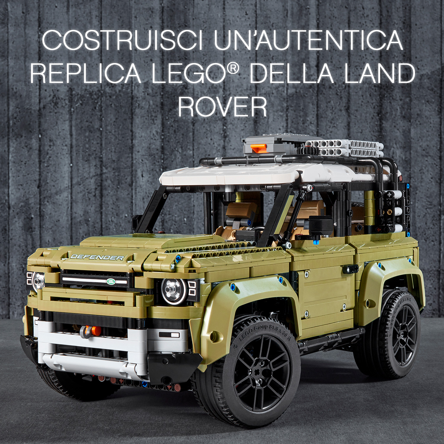 LEGO Technic Land Rover Defender, Set Costruzioni del Fuoristrada 4x4, Kit di Mo 42110, , large