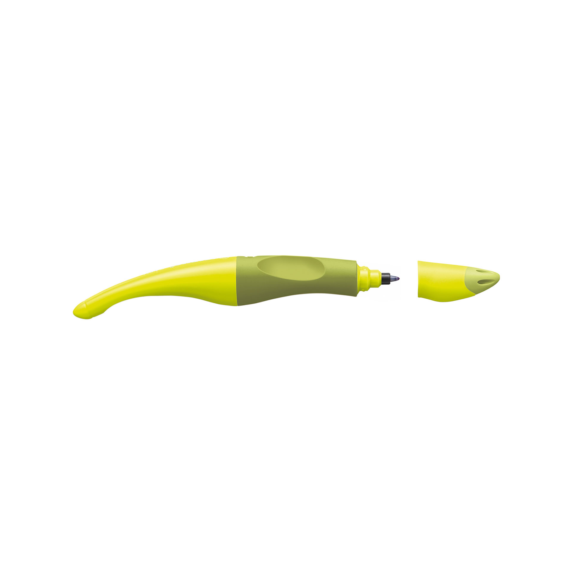 Penna Roller Ergonomica - Stabilo Easyoriginal Per Destrimani In Verde/lime - Cartuccia Blu Inclusa, , large