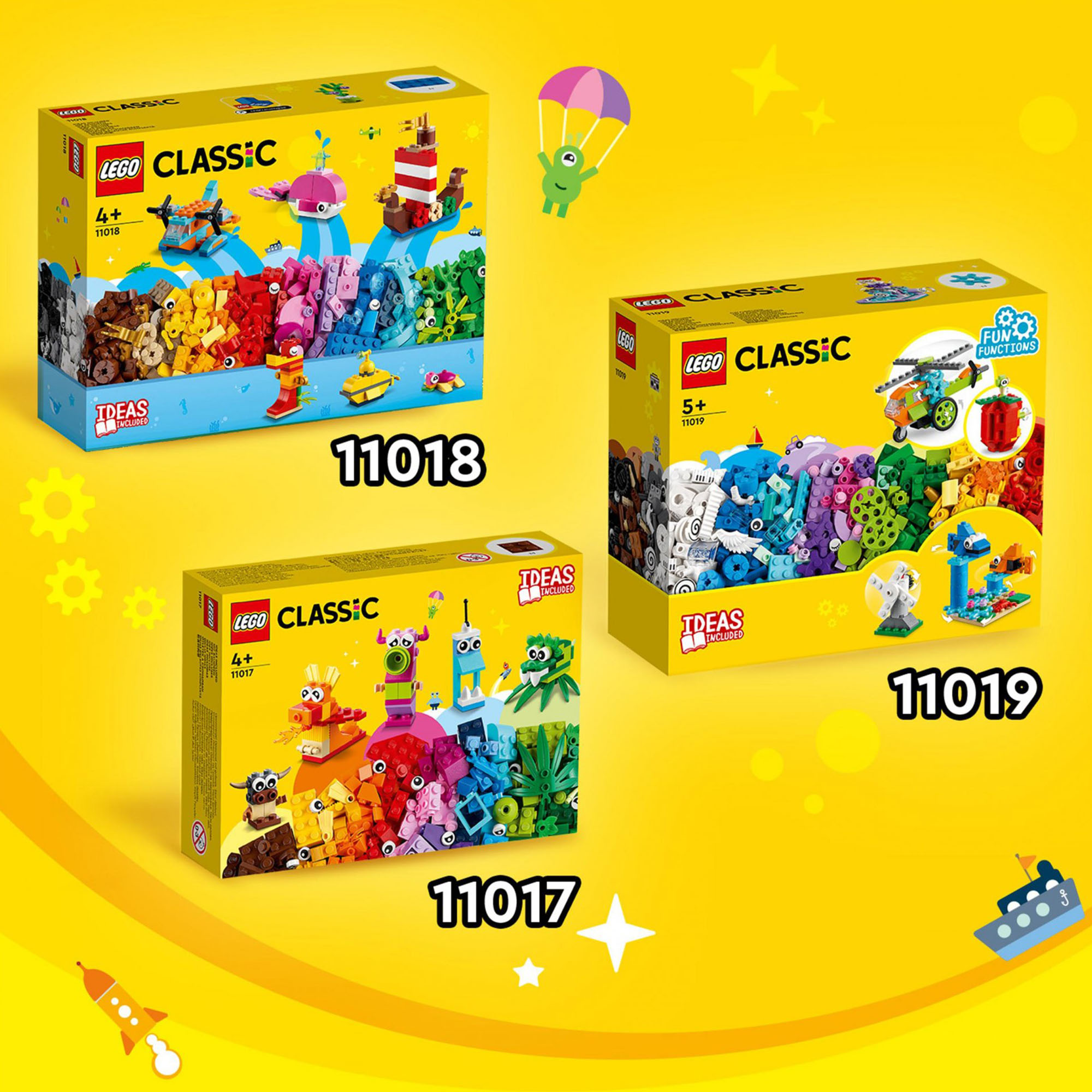 LEGO 11018 Classic Divertimento Creativo sull'Oceano, Giocattoli Creativi per B 11018, , large