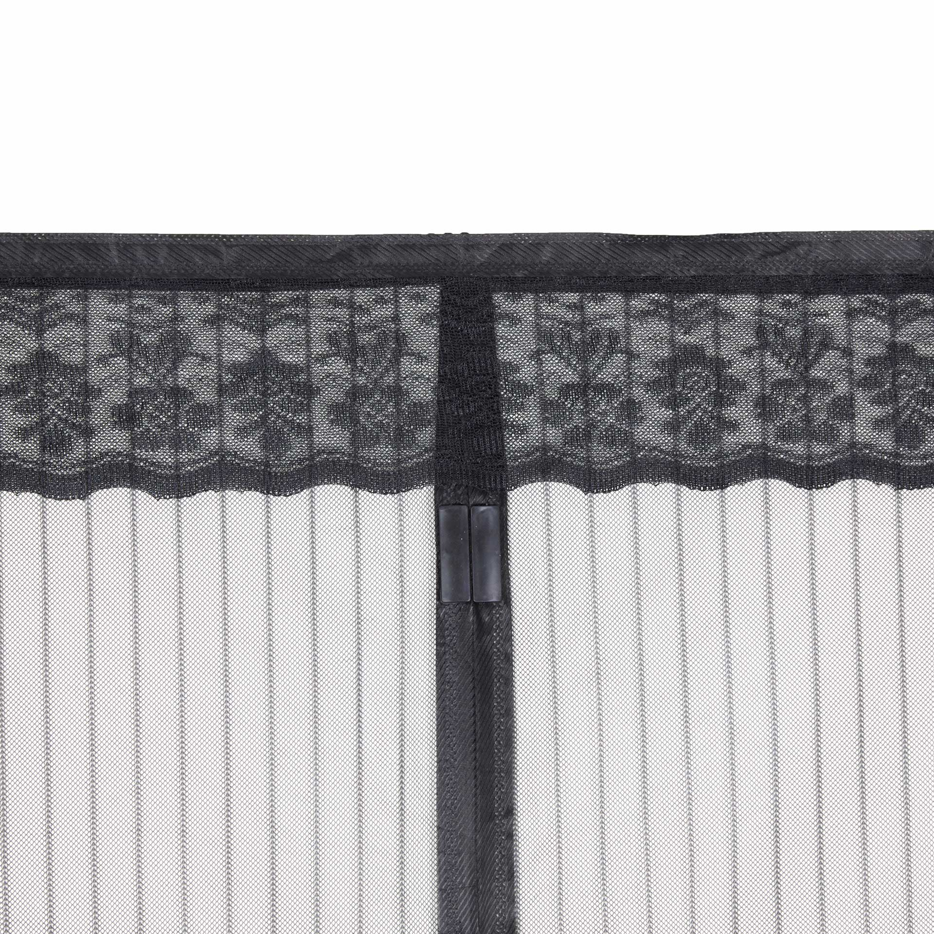 Zanzariera magnetica 100 x 220 cm - nera, , large