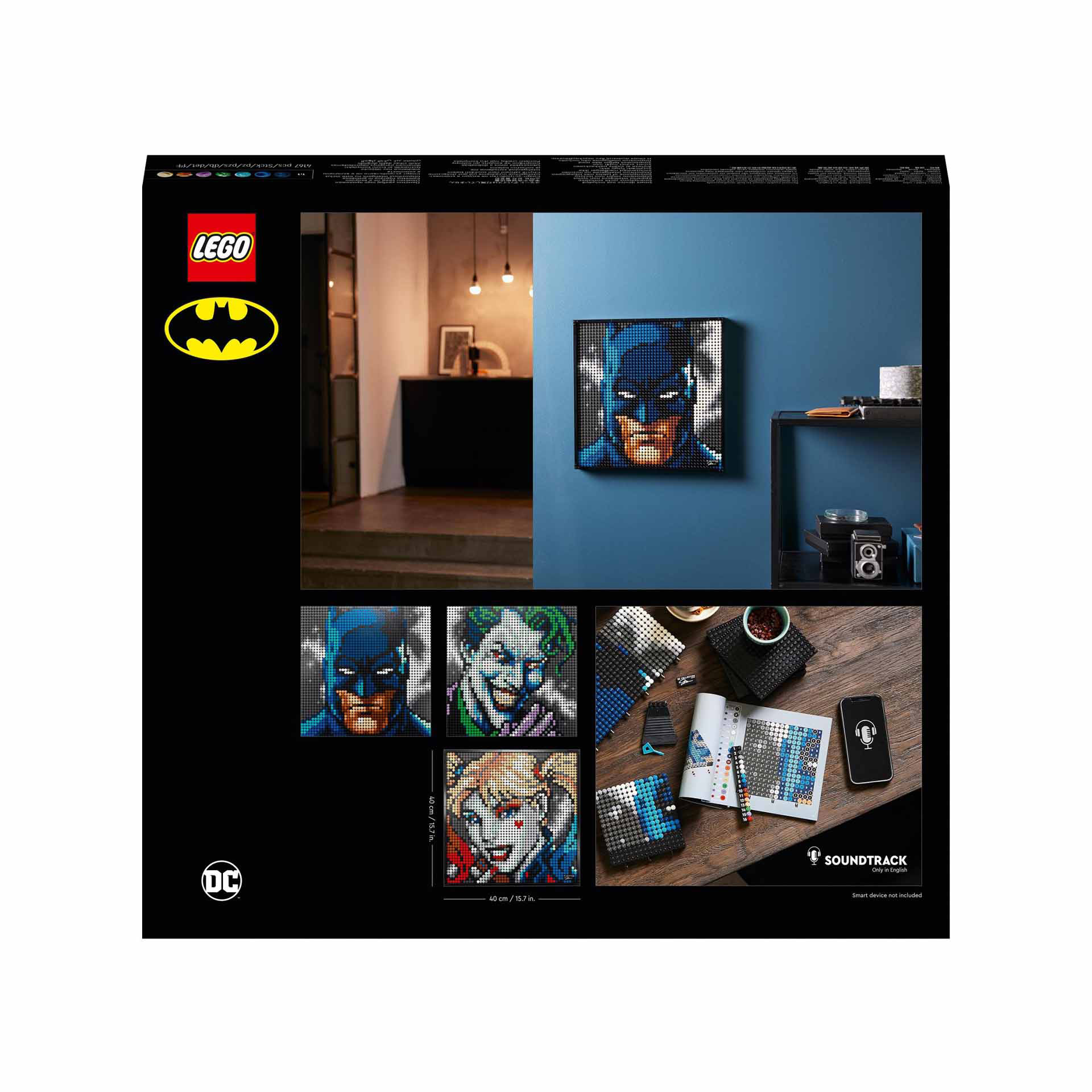 LEGO 31205 Art Collezione Jim Lee Batman, Poster Fai Da Te, Idea Regalo, Set di  31205, , large