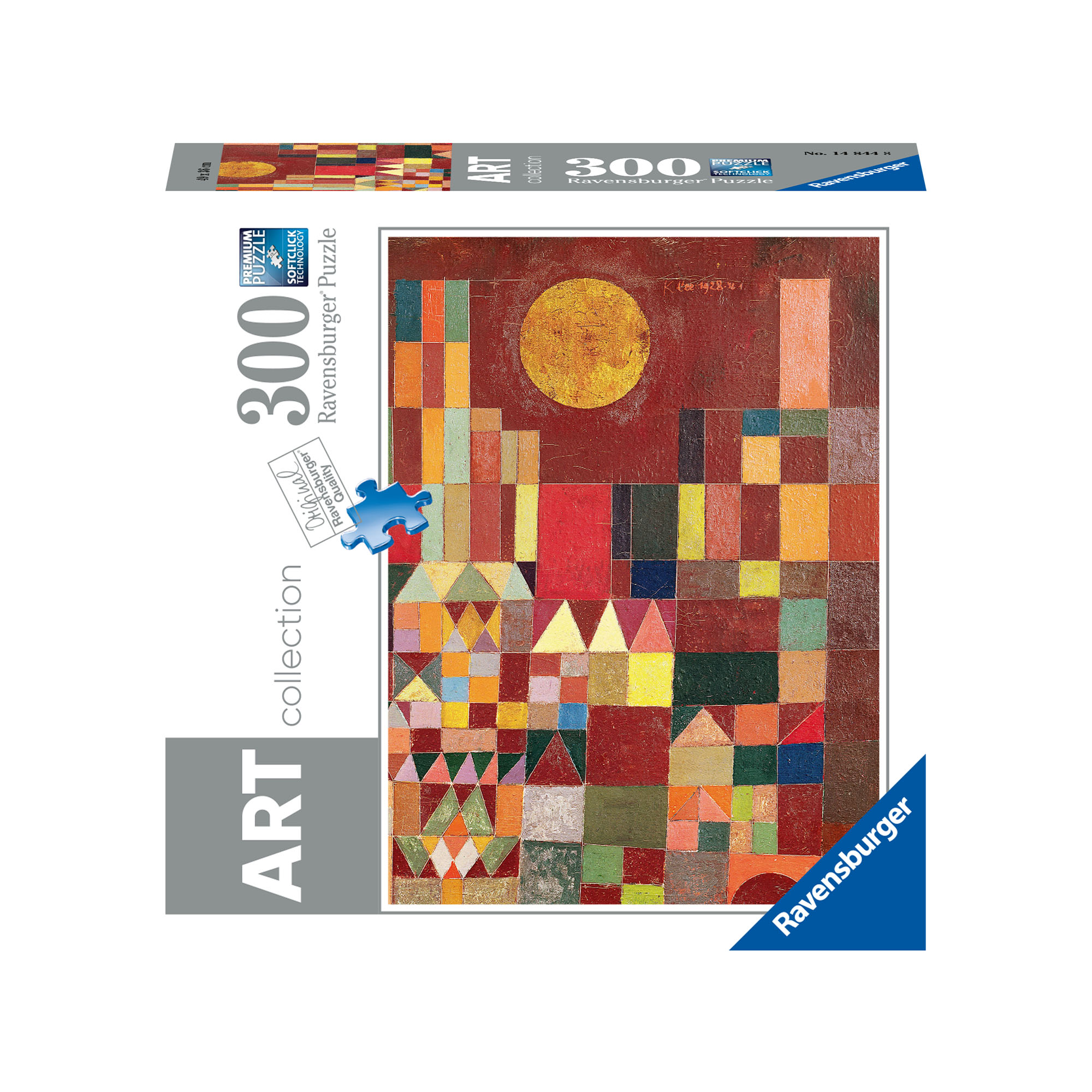 Ravensburger Puzzle 300 pezzi 14844 - PAUL KLEE : CASTLE AND SUN, , large