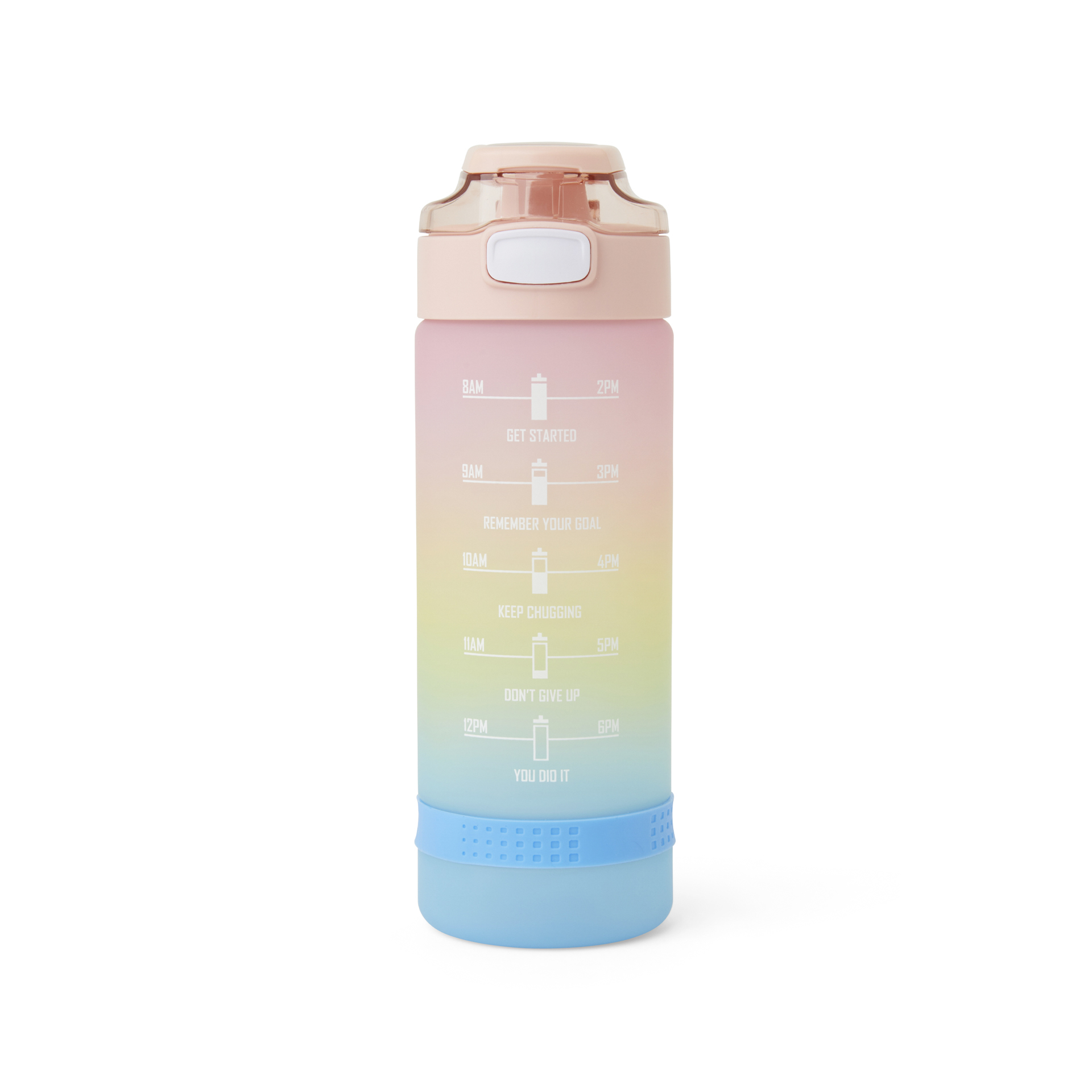 Borraccia Motivazionale - 750 Ml - Colore Rosa, Giallo E Azzurro, , large