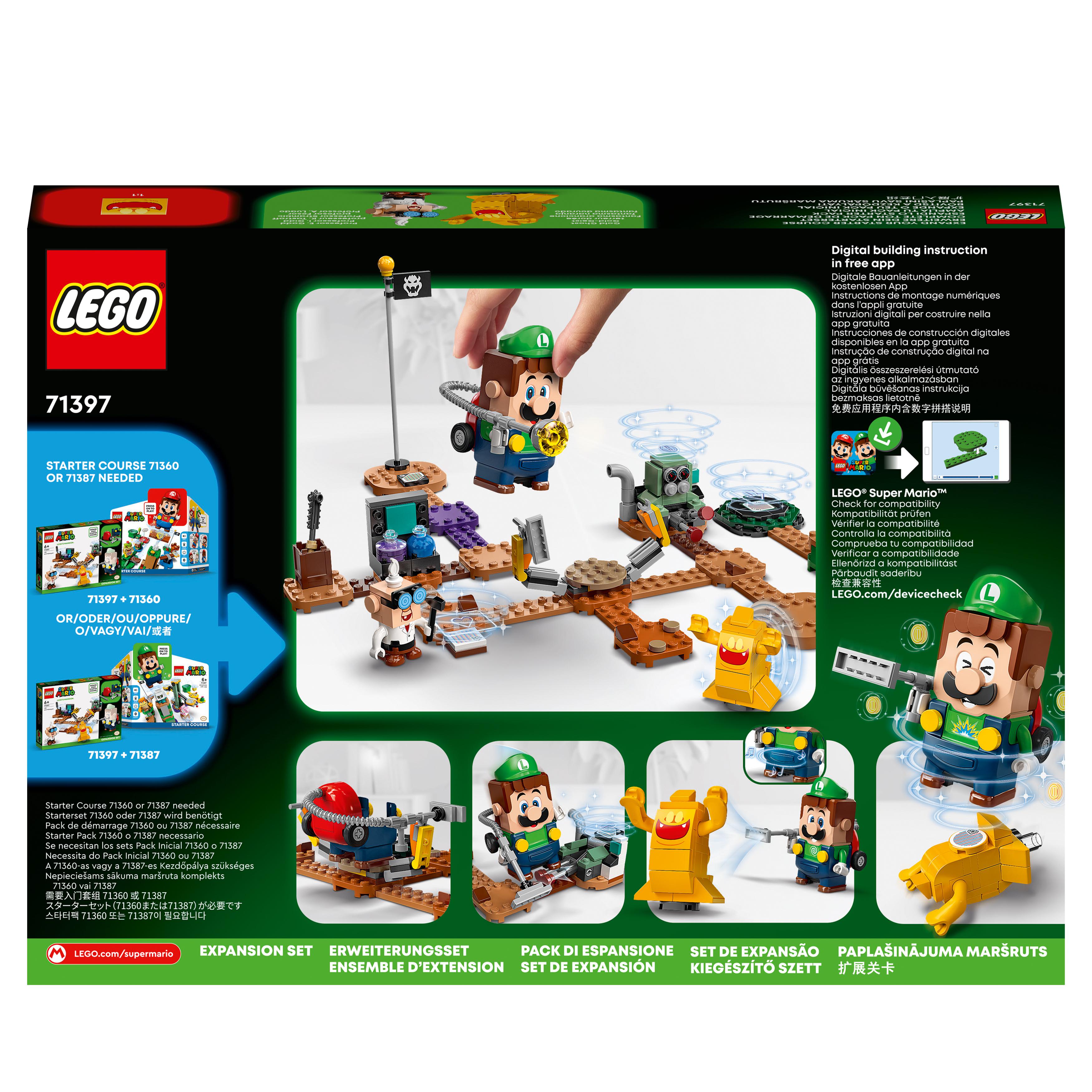 LEGO Super Mario Laboratorio e Poltergust di Luigi's Mansion - Pack di Espansio 71397, , large