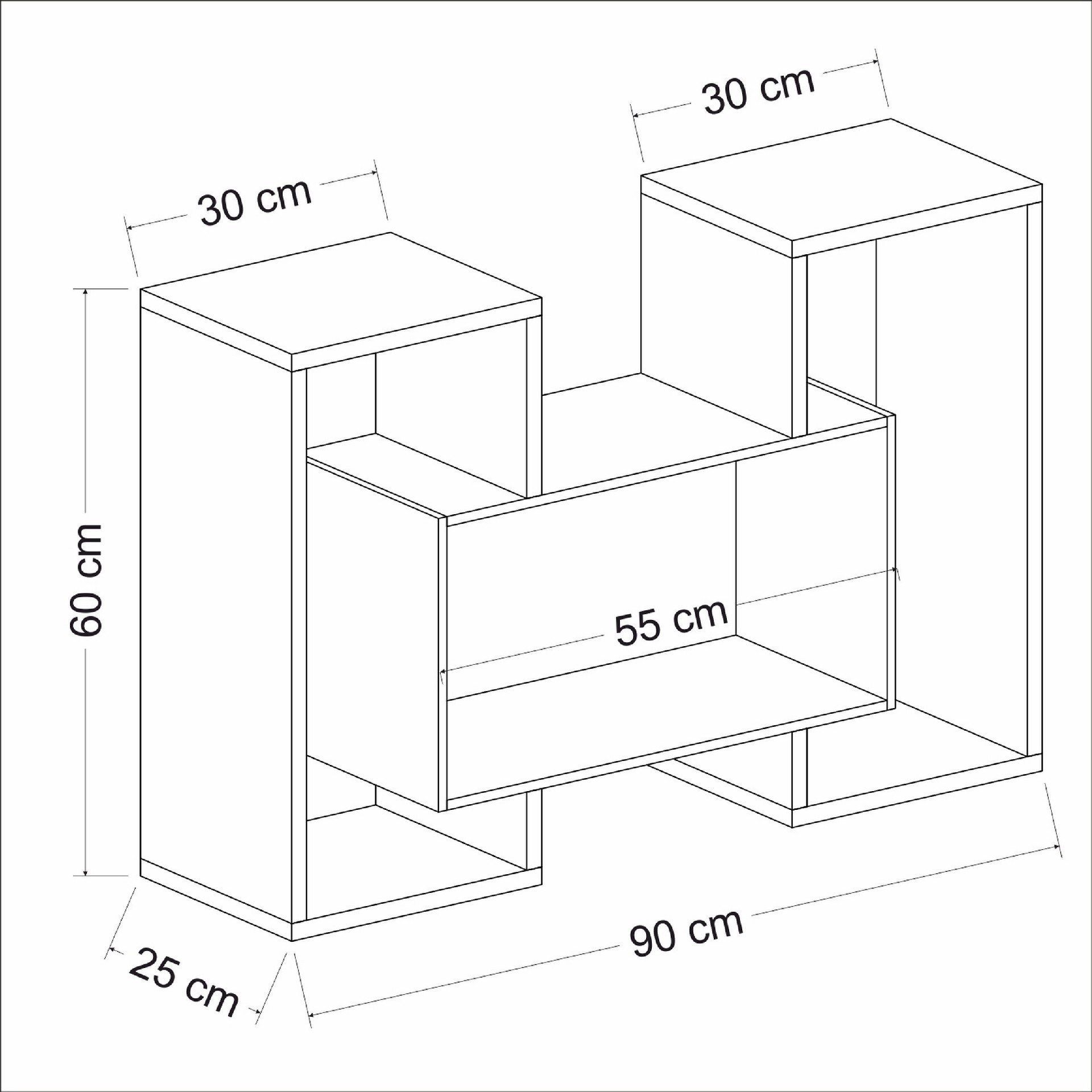 HOMEMANIA Mensola Of, , large