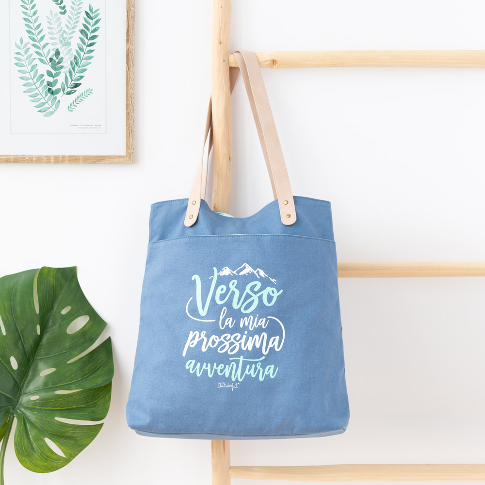 Tote Bag - Verso La Mia Prossima Avventura - Mr. Wonderful, , large