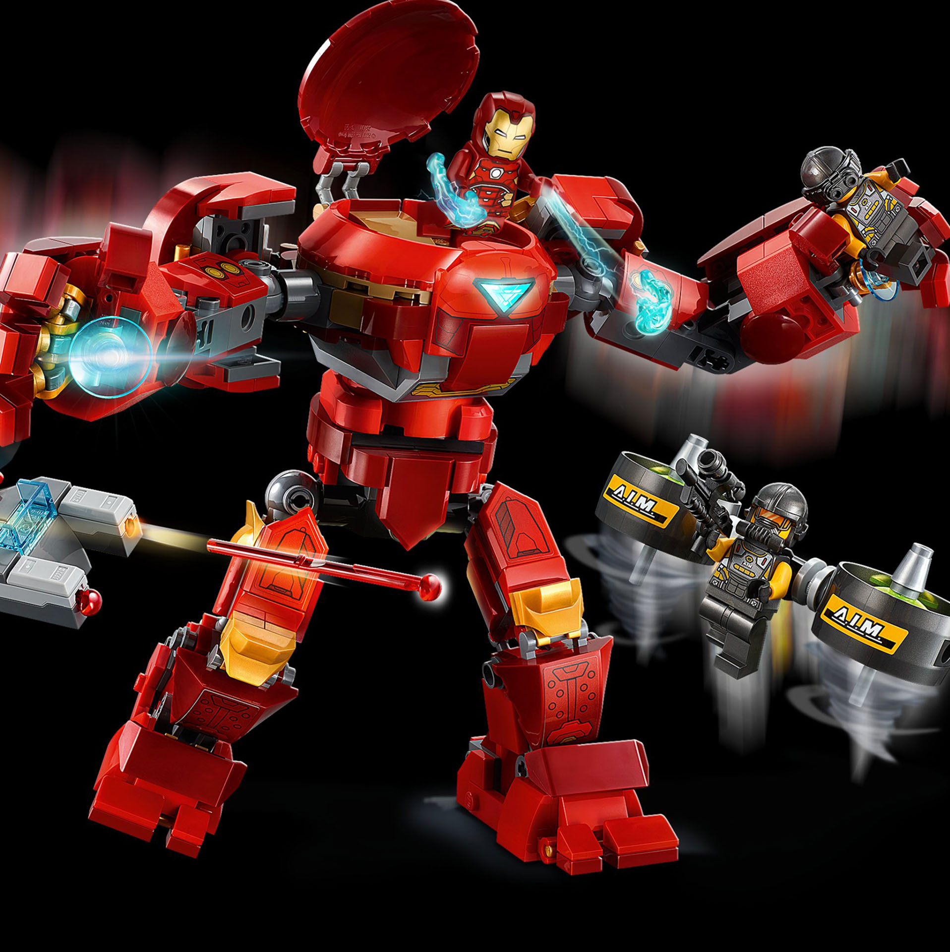 Iron Man Hulkbuster contro l'agente A.I.M. 76164, , large