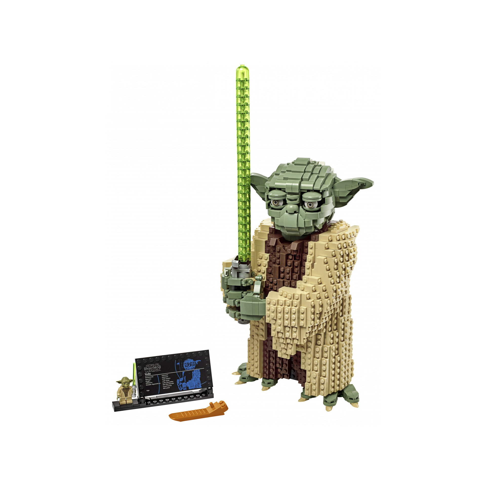 LEGO Star Wars Yoda, Set di Costruzioni, Modello Collezionabile con Espositore,  75255, , large