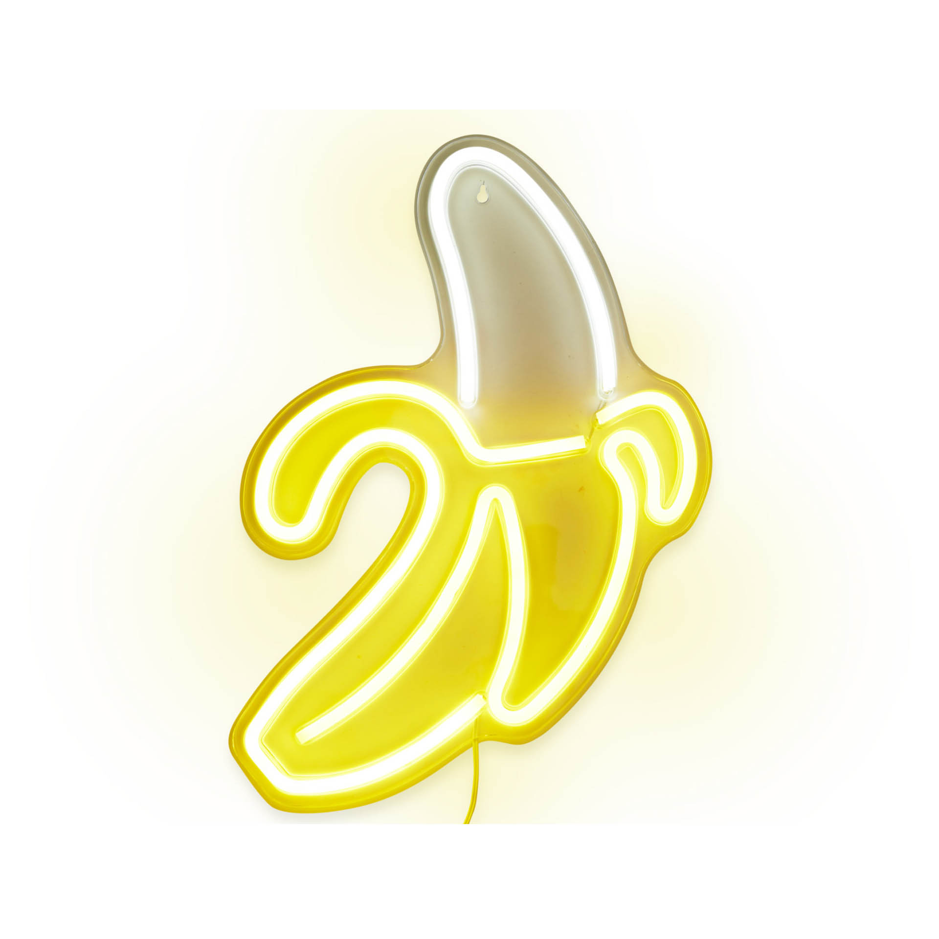 Luce effetto neon da parete Banana, , large