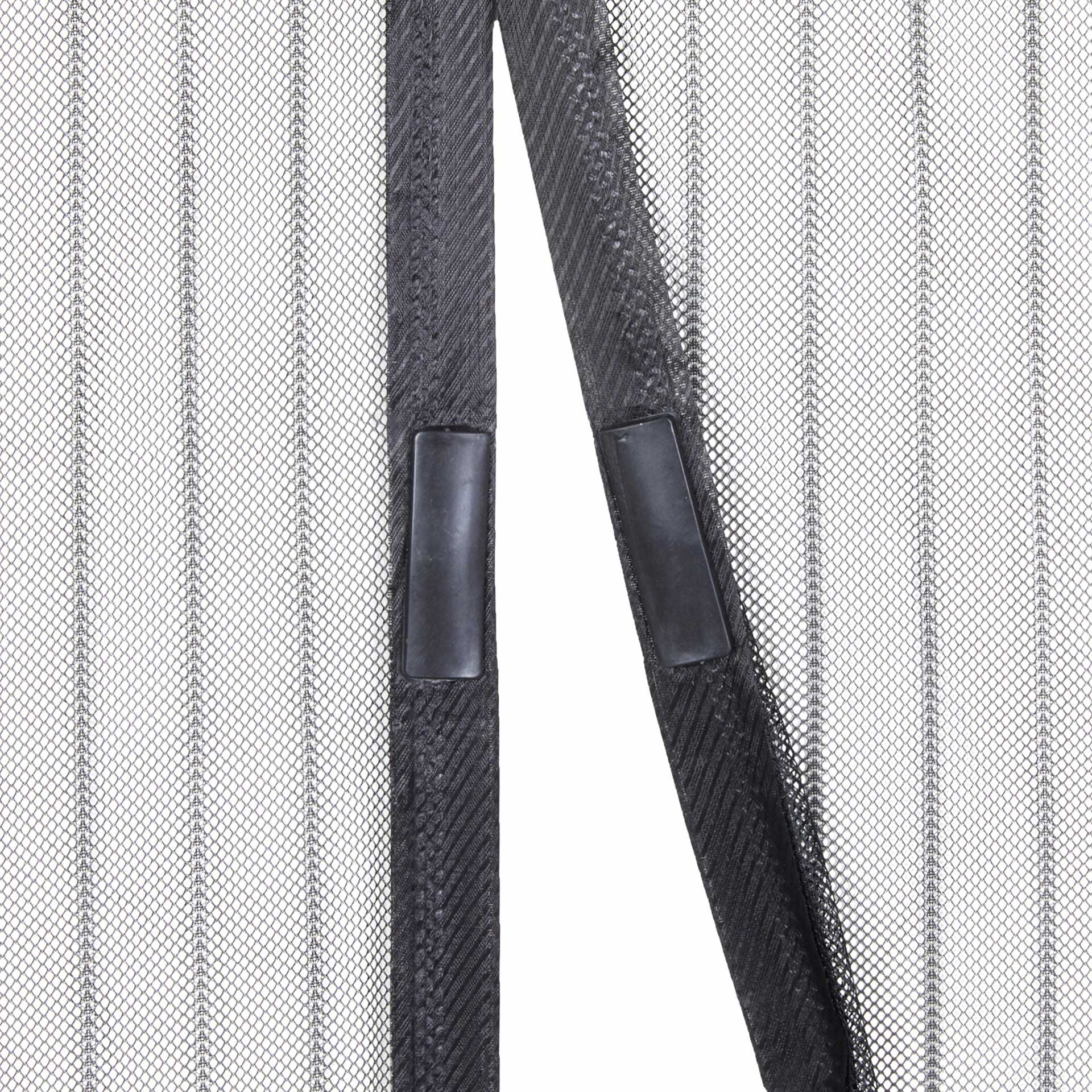 Zanzariera magnetica 100 x 220 cm - nera, , large