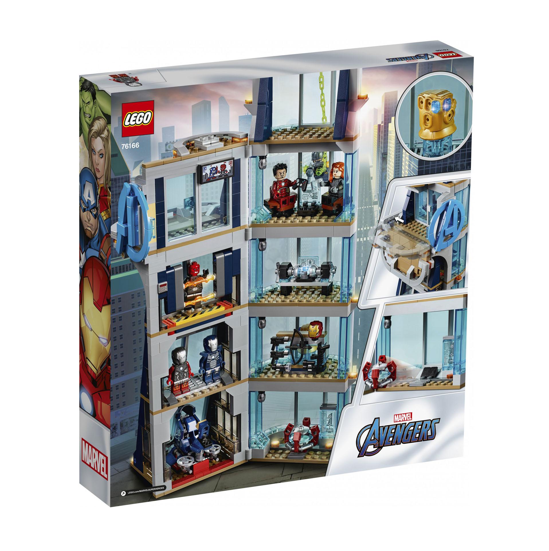 Battaglia sulla torre degli Avengers 76166, , large