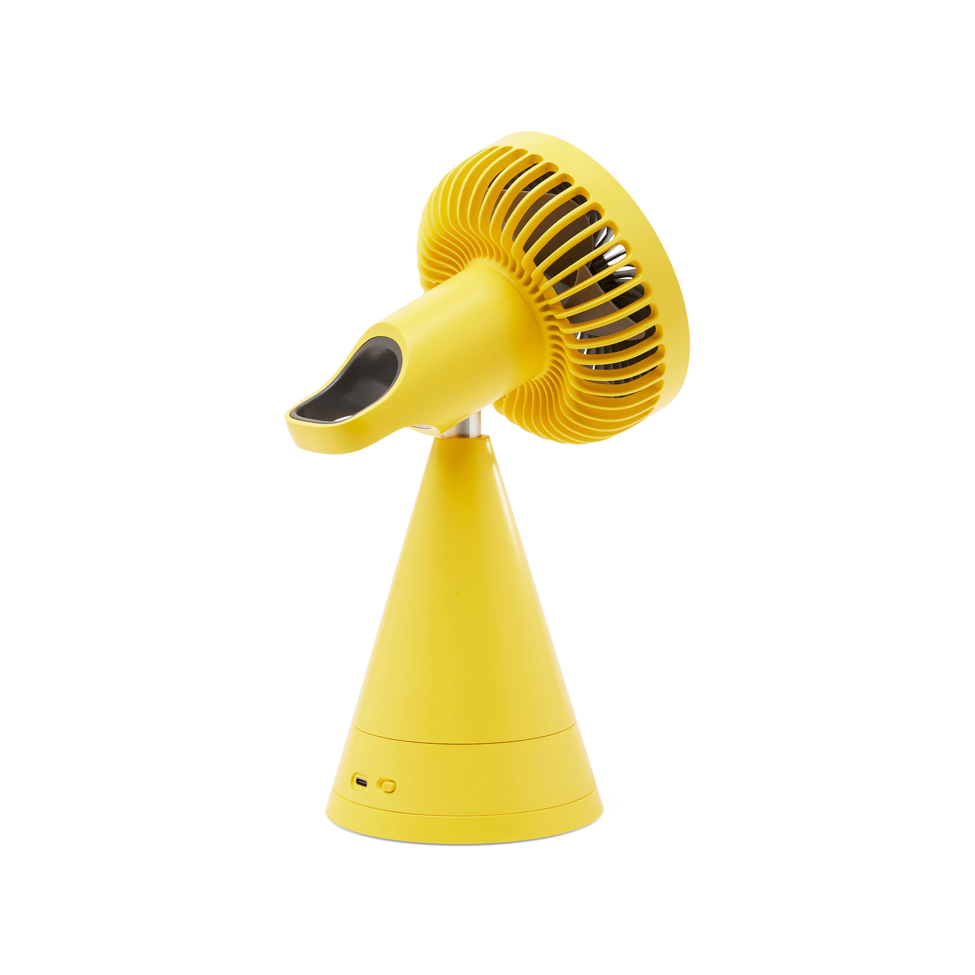 Ventilatore ricaricabile da tavolo con specchio, , large