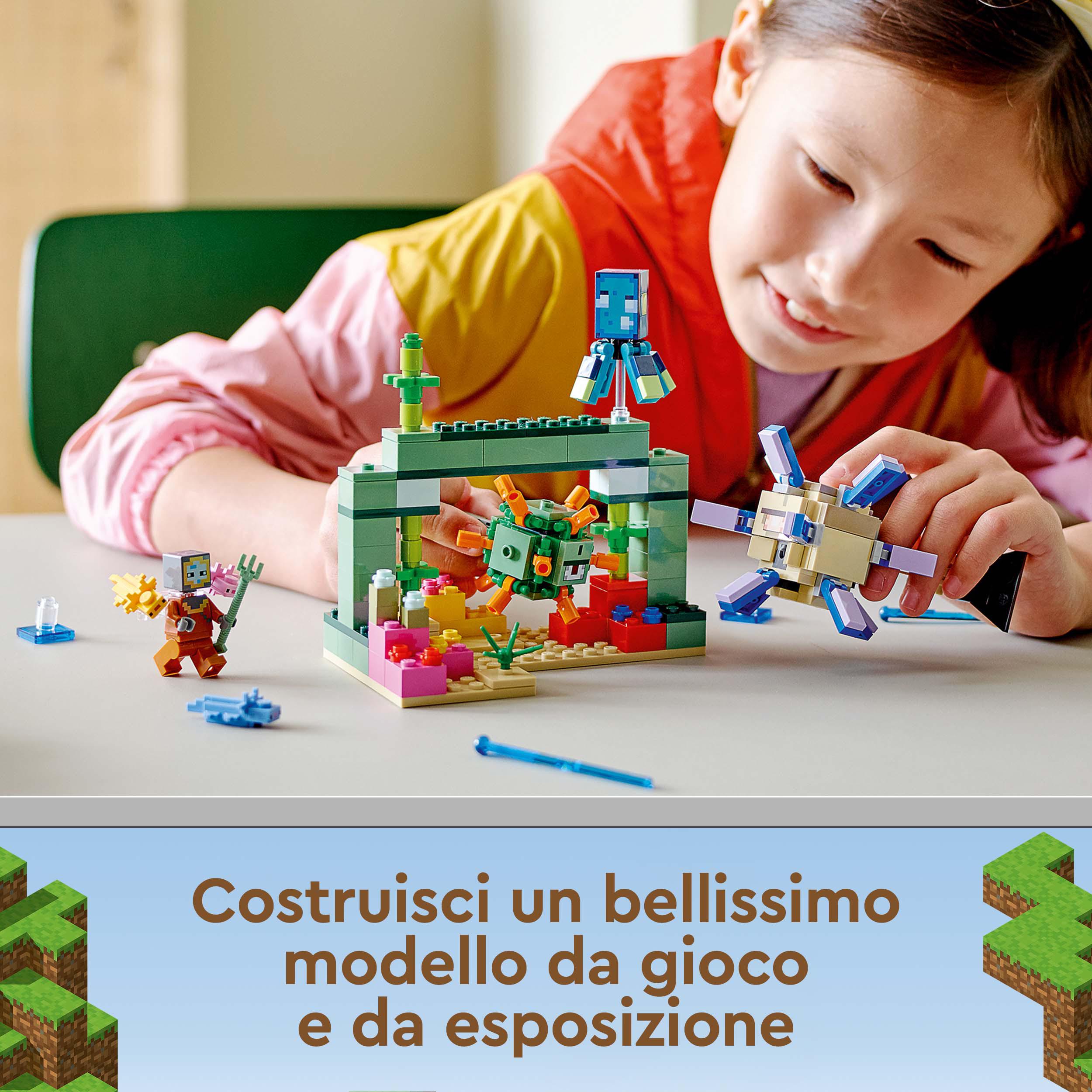 LEGO Minecraft La Battaglia del Guardiano, Avventura Subacquea, Set da Costruzio 21180, , large