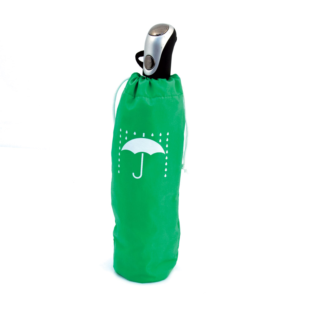 Borsetta porta ombrello assorbi acqua verde, , large