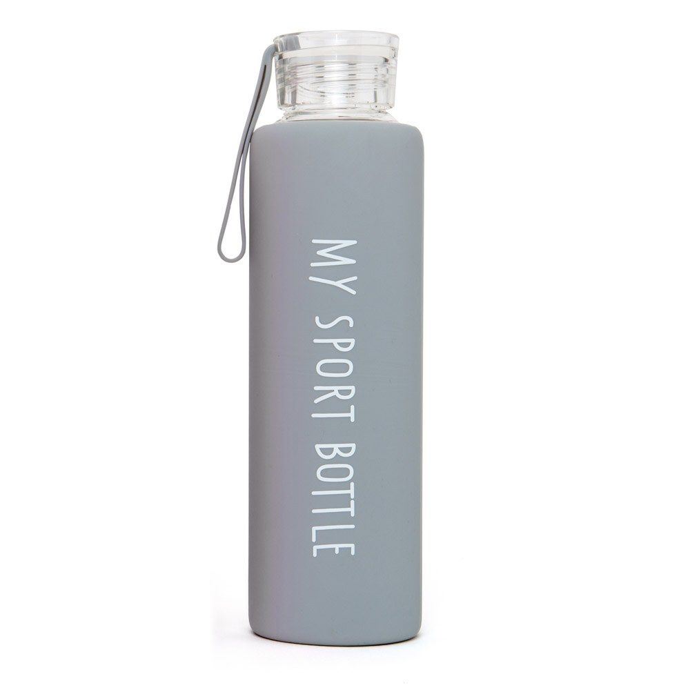 Borraccia in vetro e silicone, , large