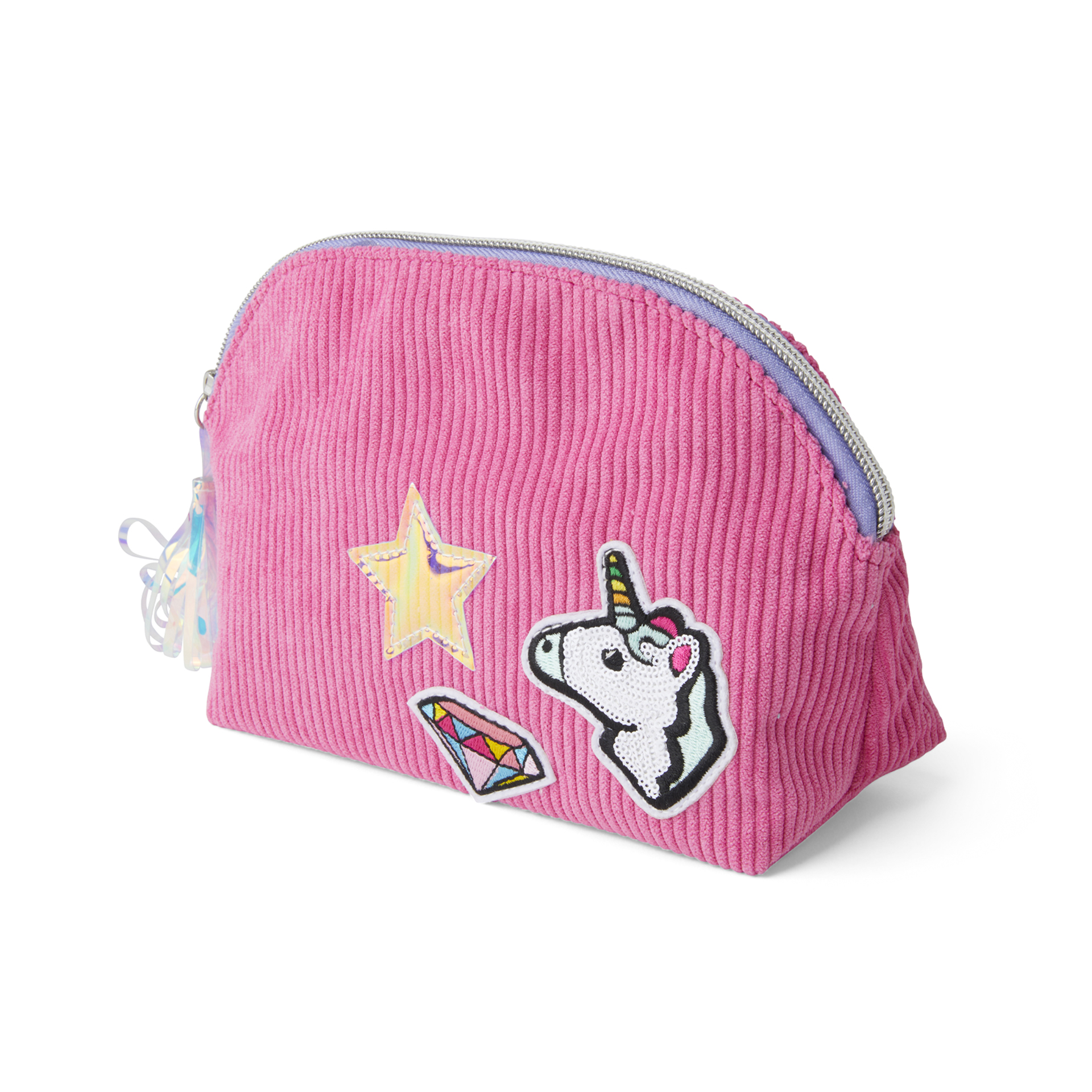 Pochette Porta Trucchi Con Fiocco Rosa