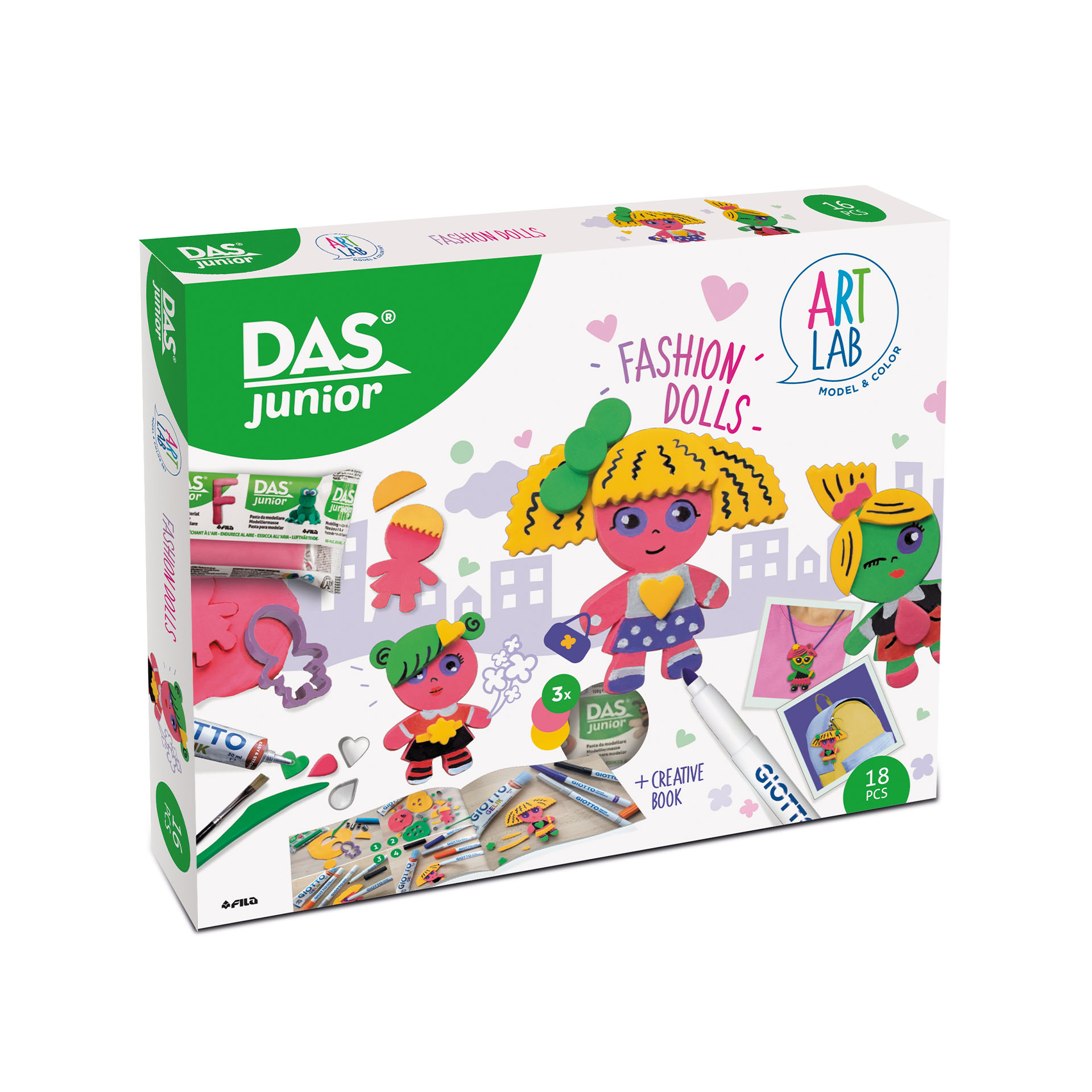 DAS Junior Art Lab Fashion Dolls, , large