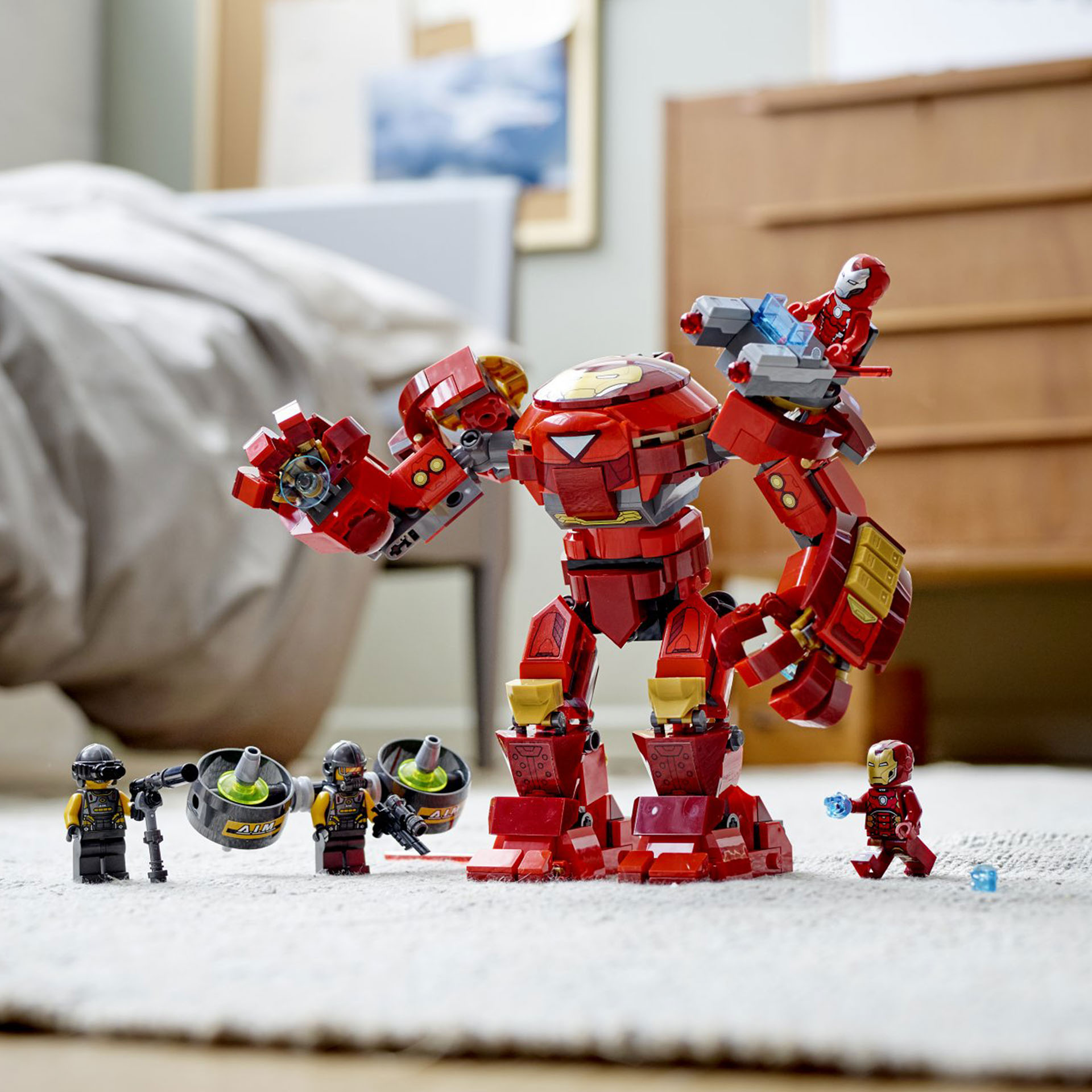 Iron Man Hulkbuster contro l'agente A.I.M. 76164, , large
