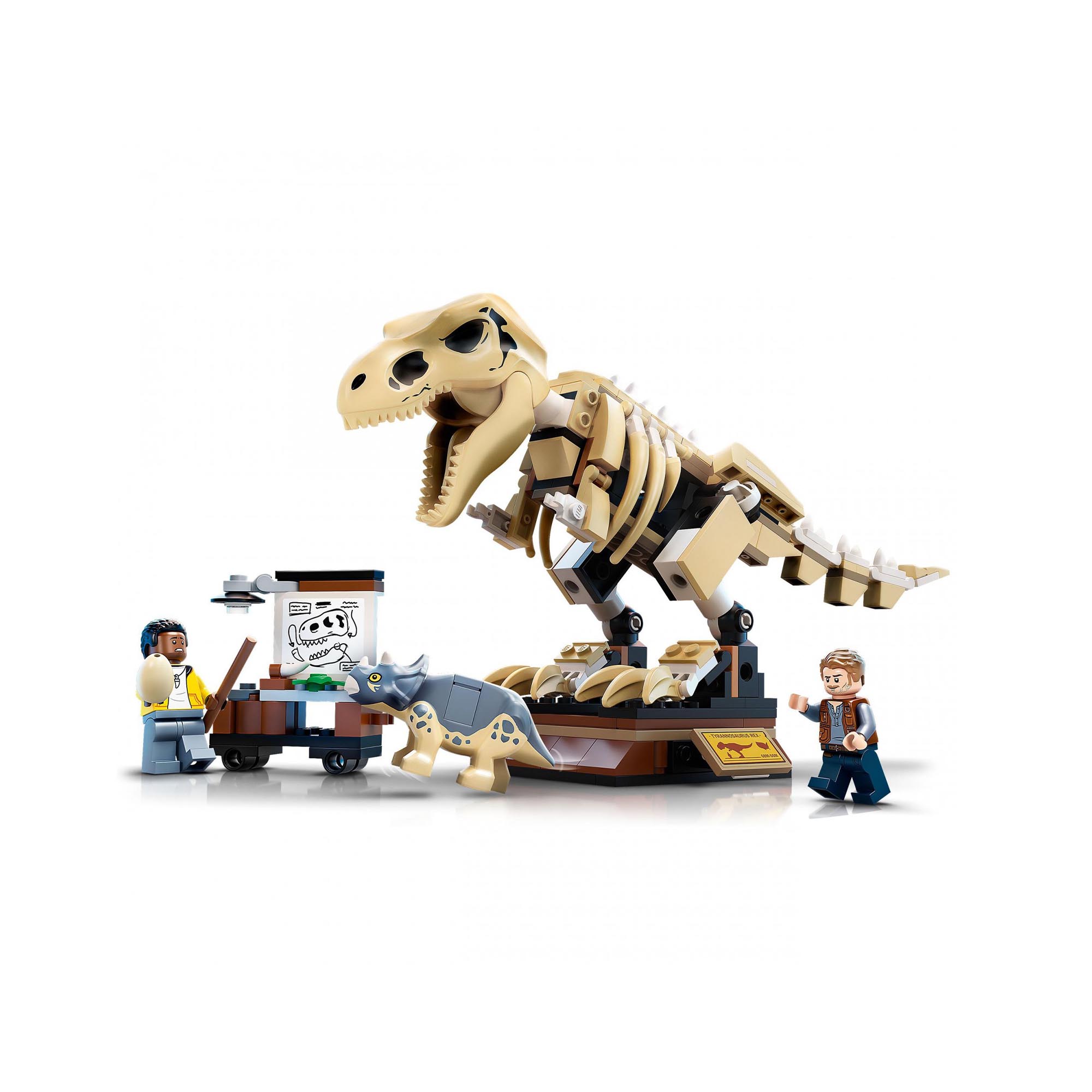 LEGO Jurassic World La Mostra del Fossile di Dinosauro T. Rex, Per Bambini dai 7 76940, , large