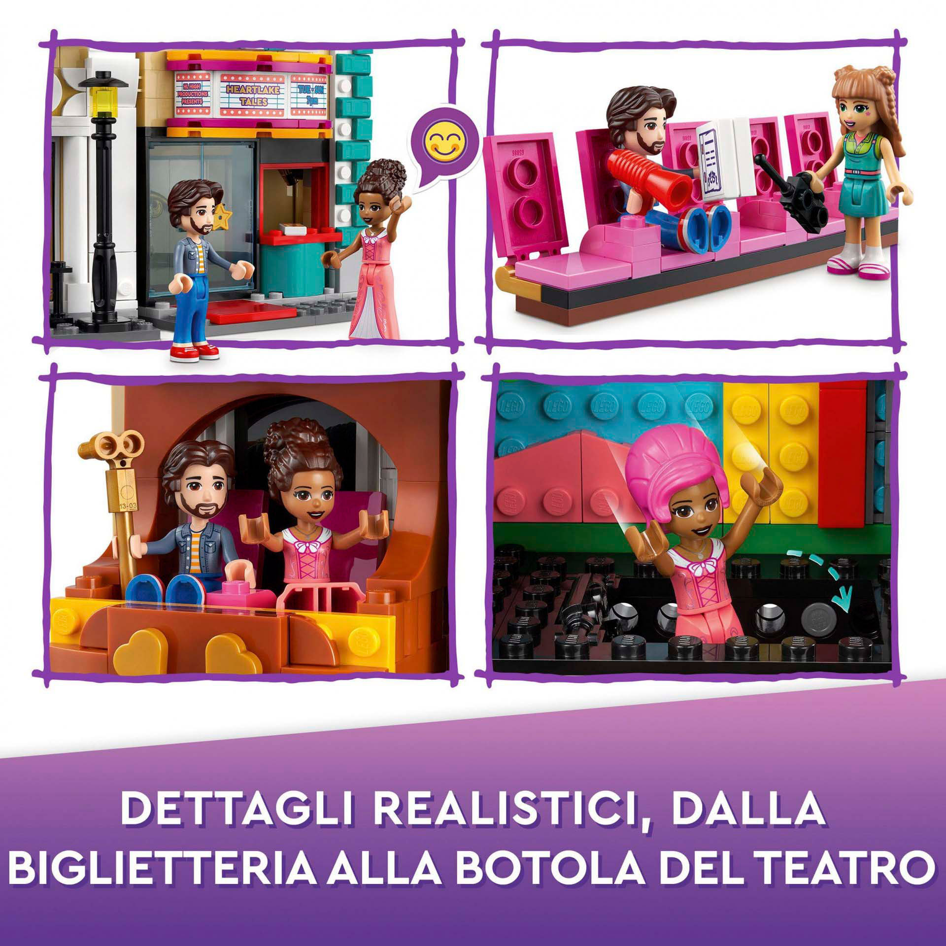 LEGO Friends La Scuola di Teatro di Andrea, Mini Bamboline Giocattolo con Access 41714, , large