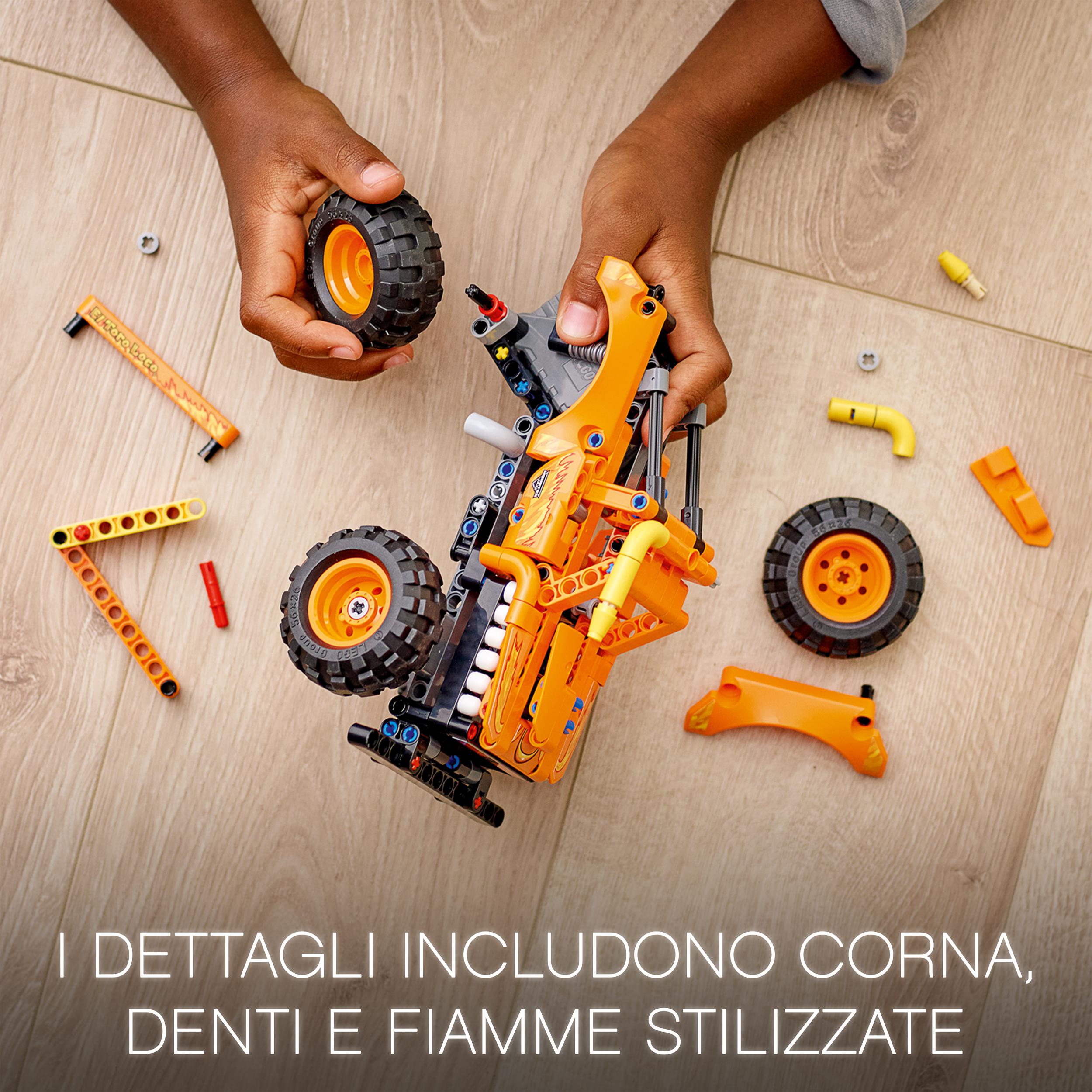 LEGO Technic Monster Jam El Toro Loco, Set 2 in 1 Camion e Macchina Giocattolo, 42135, , large