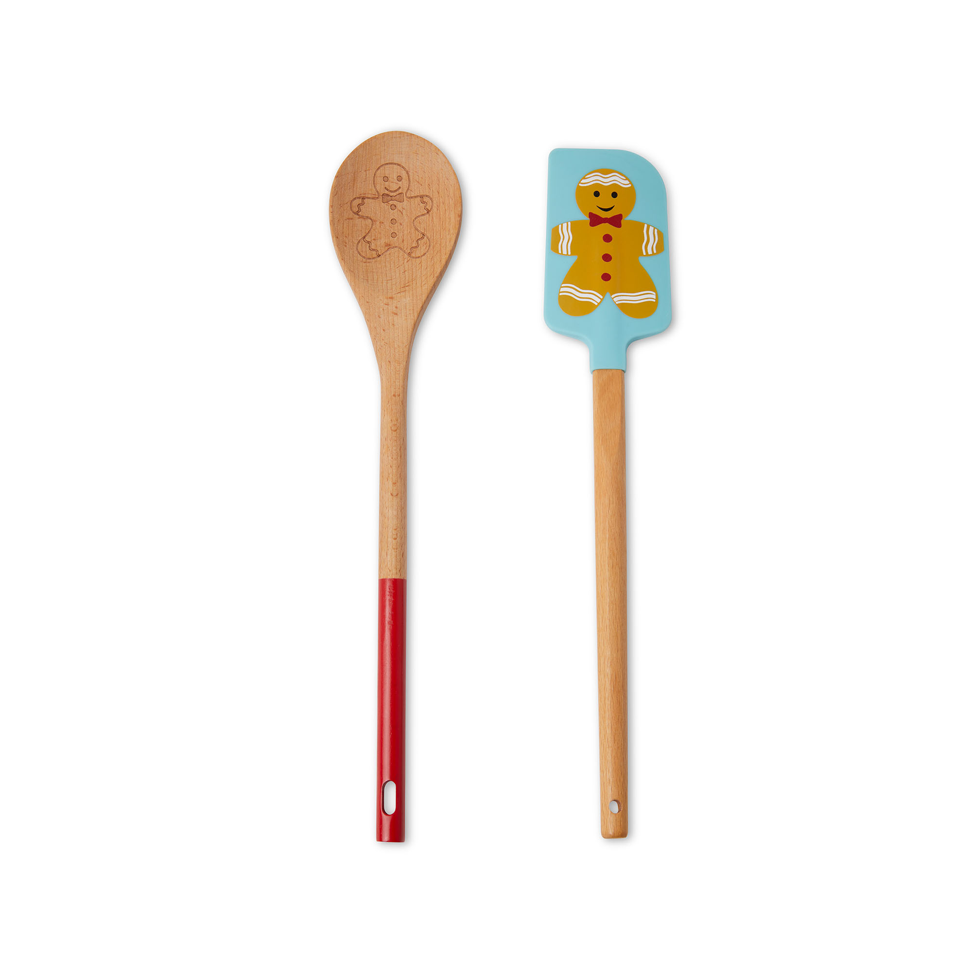 Set Cucchiaio In Legno E Spatola Da Cucina, , large