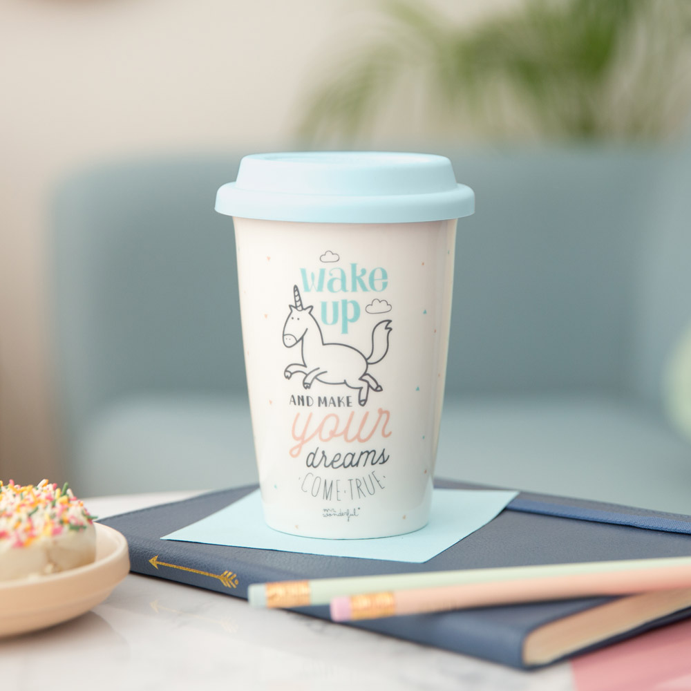 Tazza Take Away - Wake Up And Make Your Dreams Come True - Mr. Wonderful, , large