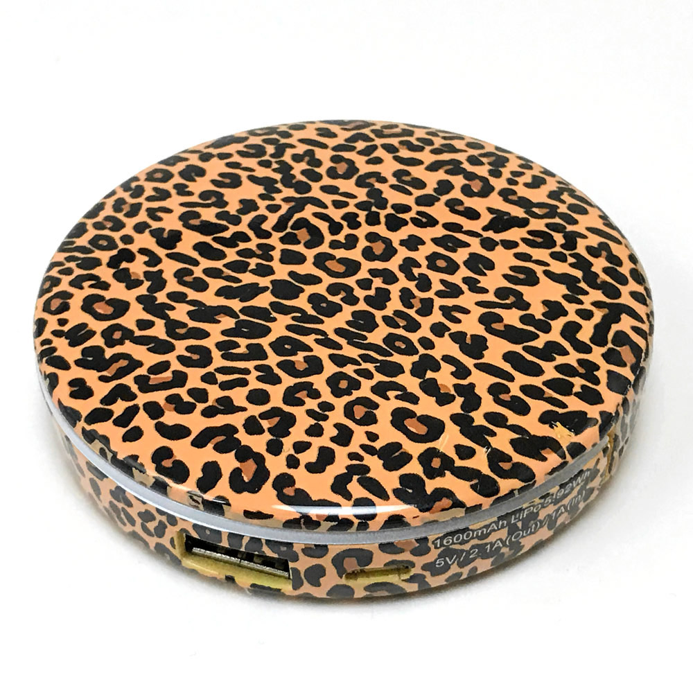 Specchietto da borsa power bank con luce, , large