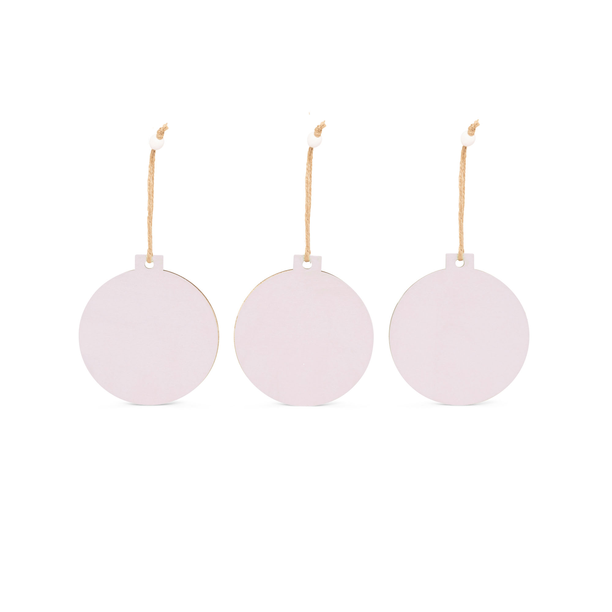 Decorazioni per albero in legno, set da 9 pz, , large